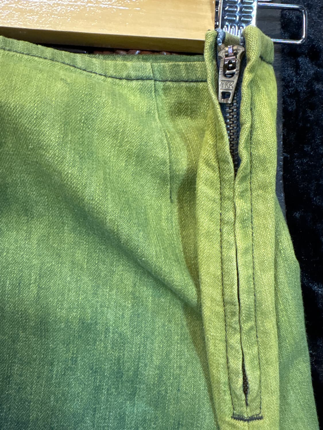 빈티지 롱스커트 청치마 데님 나염 그라데이션 상품이미지4