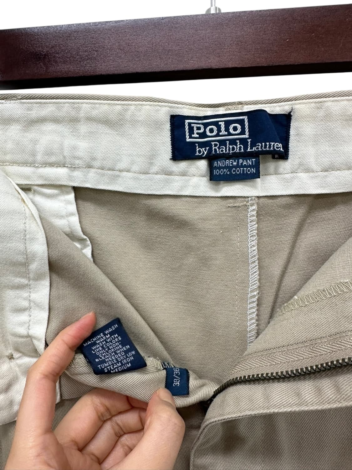 00s 폴로 랄프로렌 치노팬츠 베이지 (38) 상품이미지8