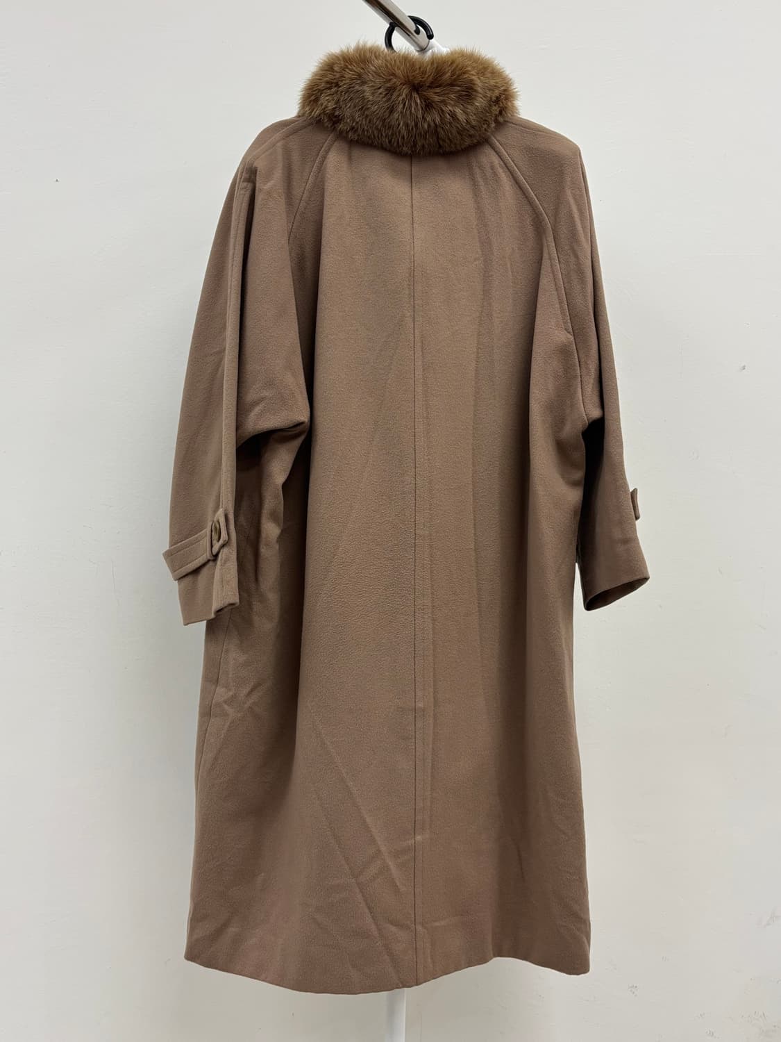 빈티지 브라운 더블 울 코트 상품이미지7