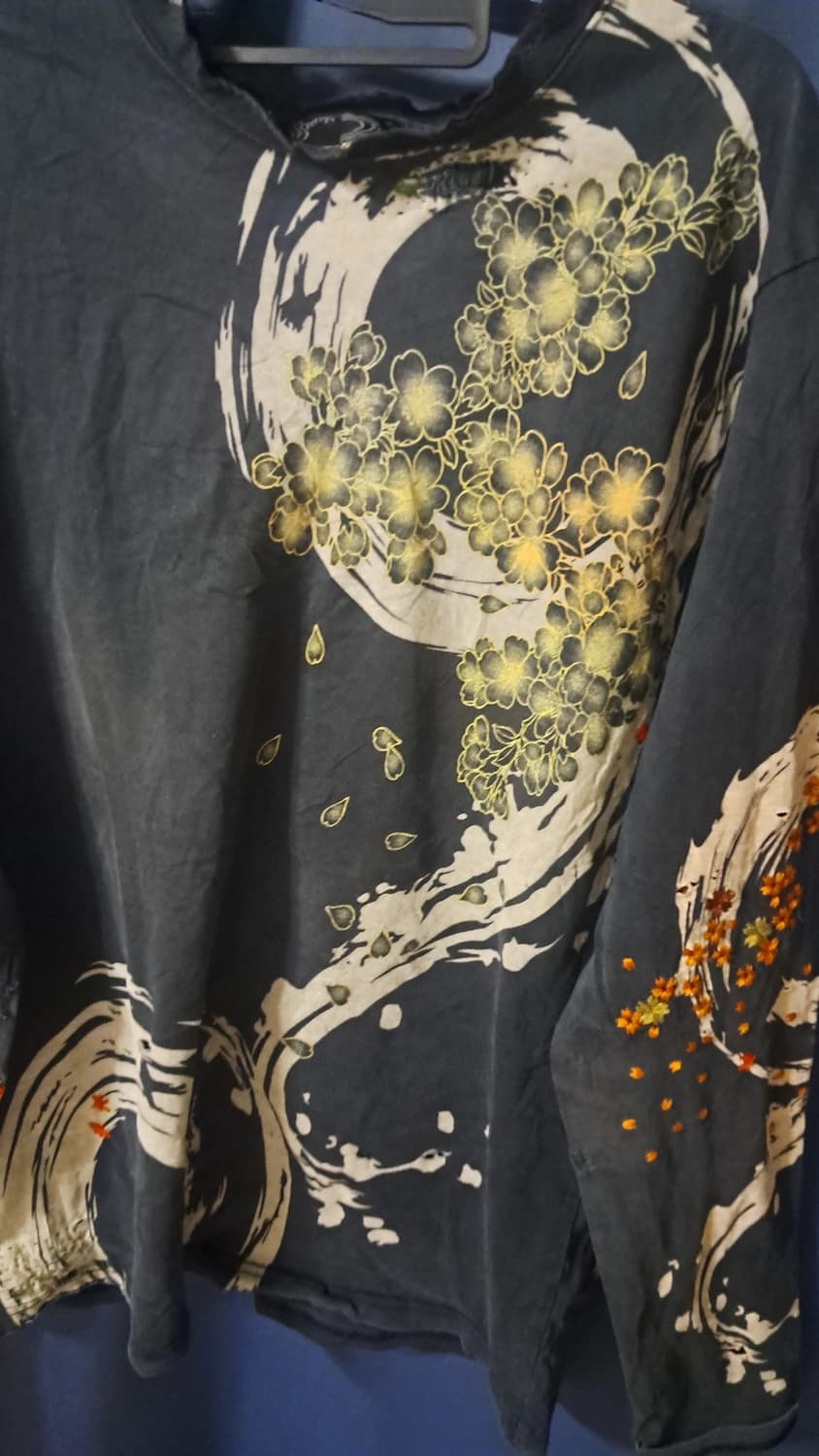 야쿠자풍 긴팔티 상품이미지1