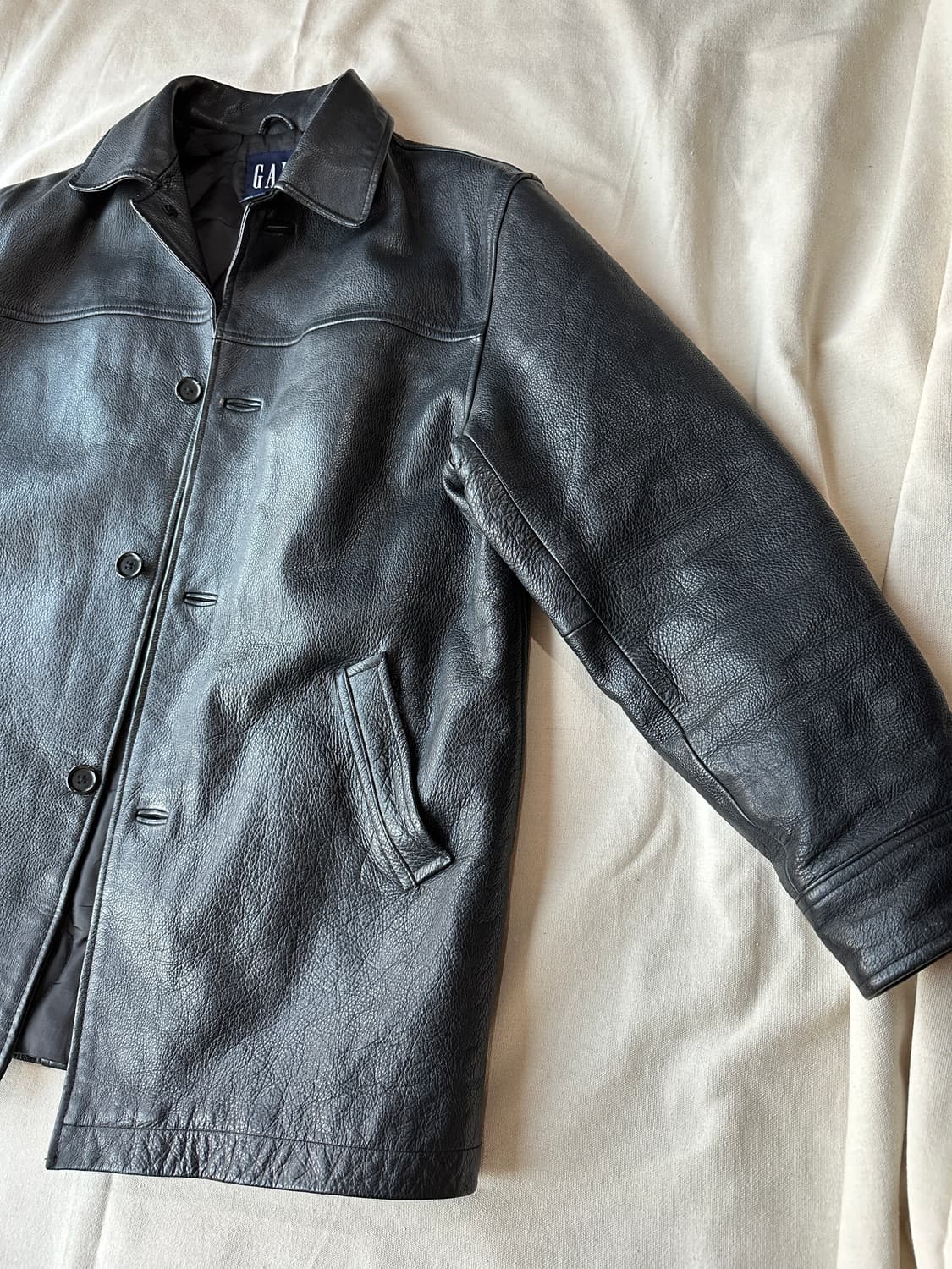 올드갭 카코트 레더자켓 M  상품이미지8