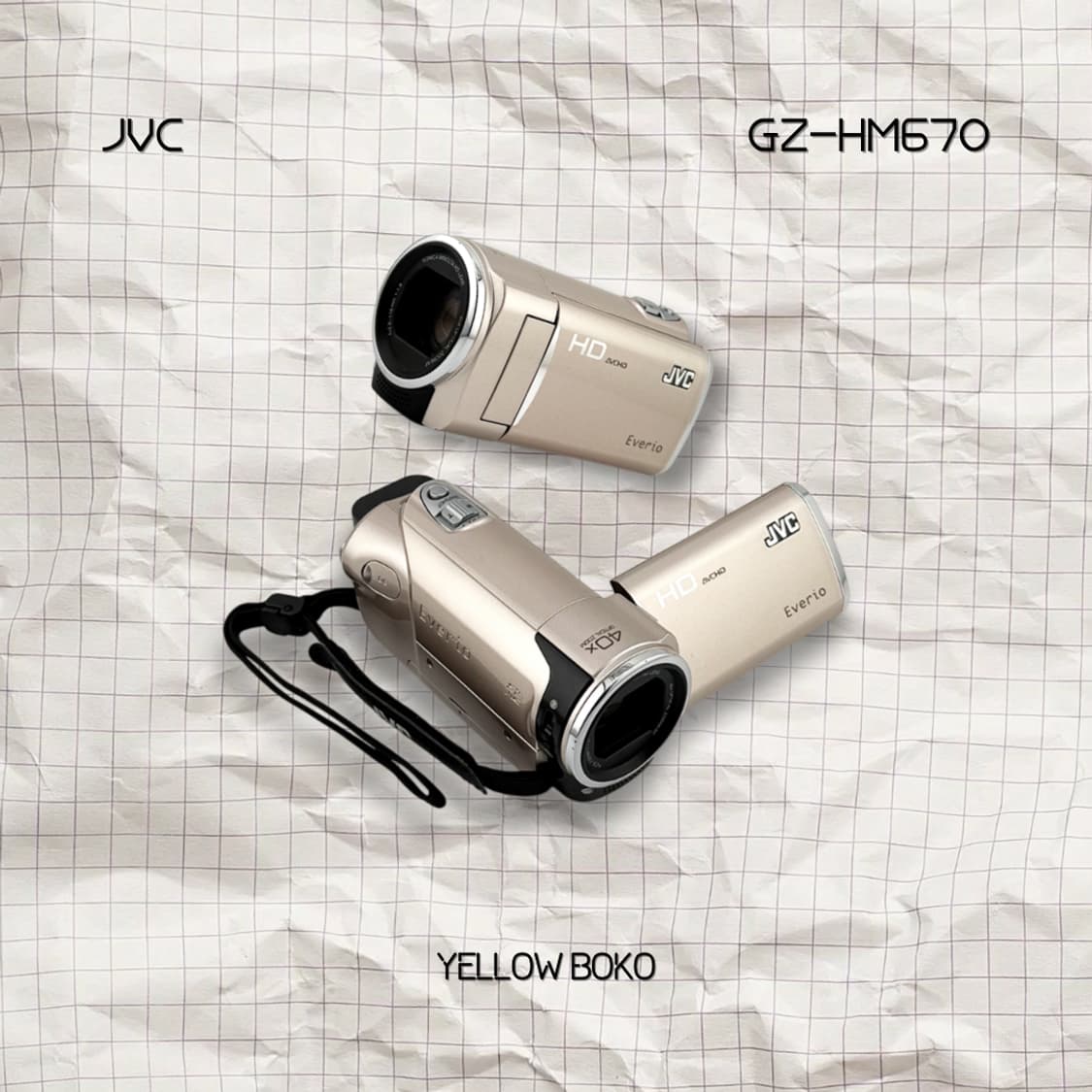 [💕컴팩트] JVC 켄우드 GZ-HM670 브이로그 비디오 캠코더 상품이미지1