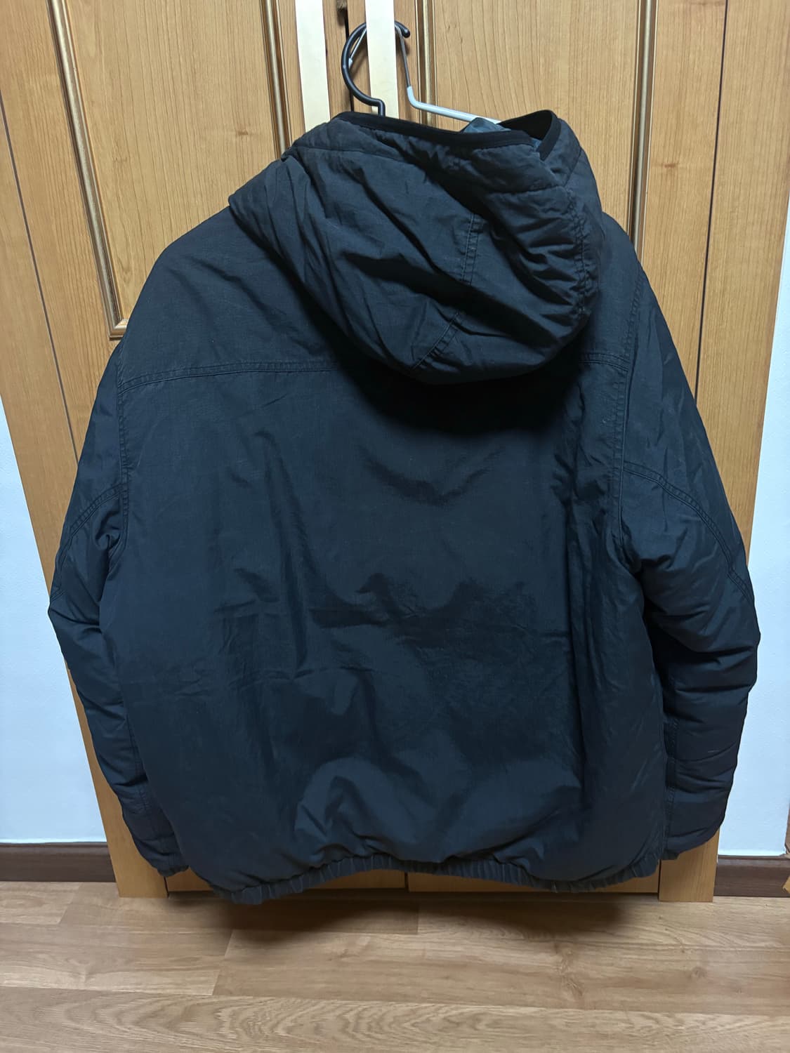 디스이즈네버댓 워시드 다운 푸퍼 블랙  L 상품이미지3