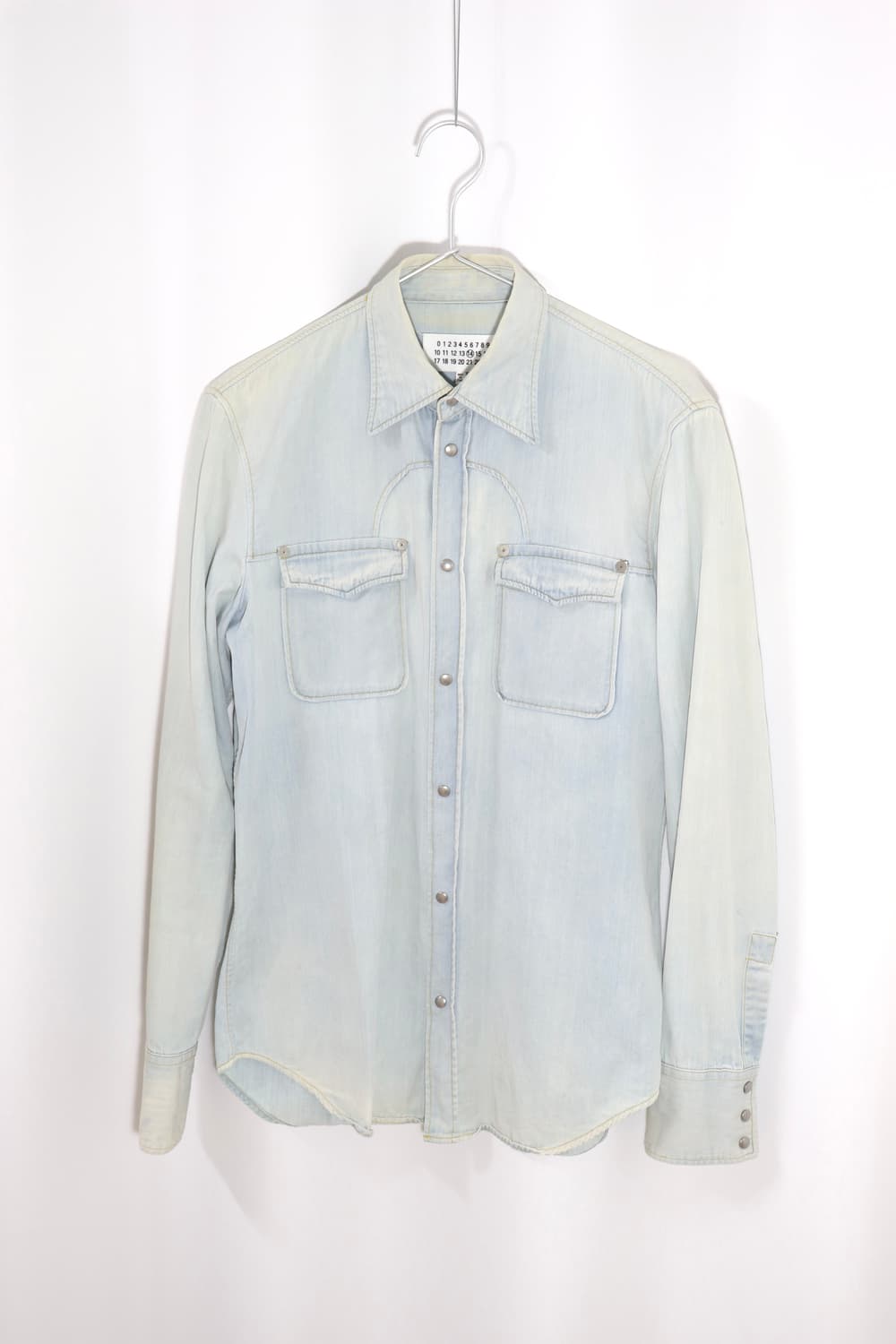 [39] 18AW 메종 마르지엘라 웨스턴 데님 셔츠 상품이미지1
