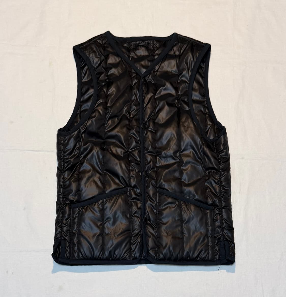 B:MING by BEAMS 빔즈 퀼팅패딩 베스트 블랙 상품이미지1