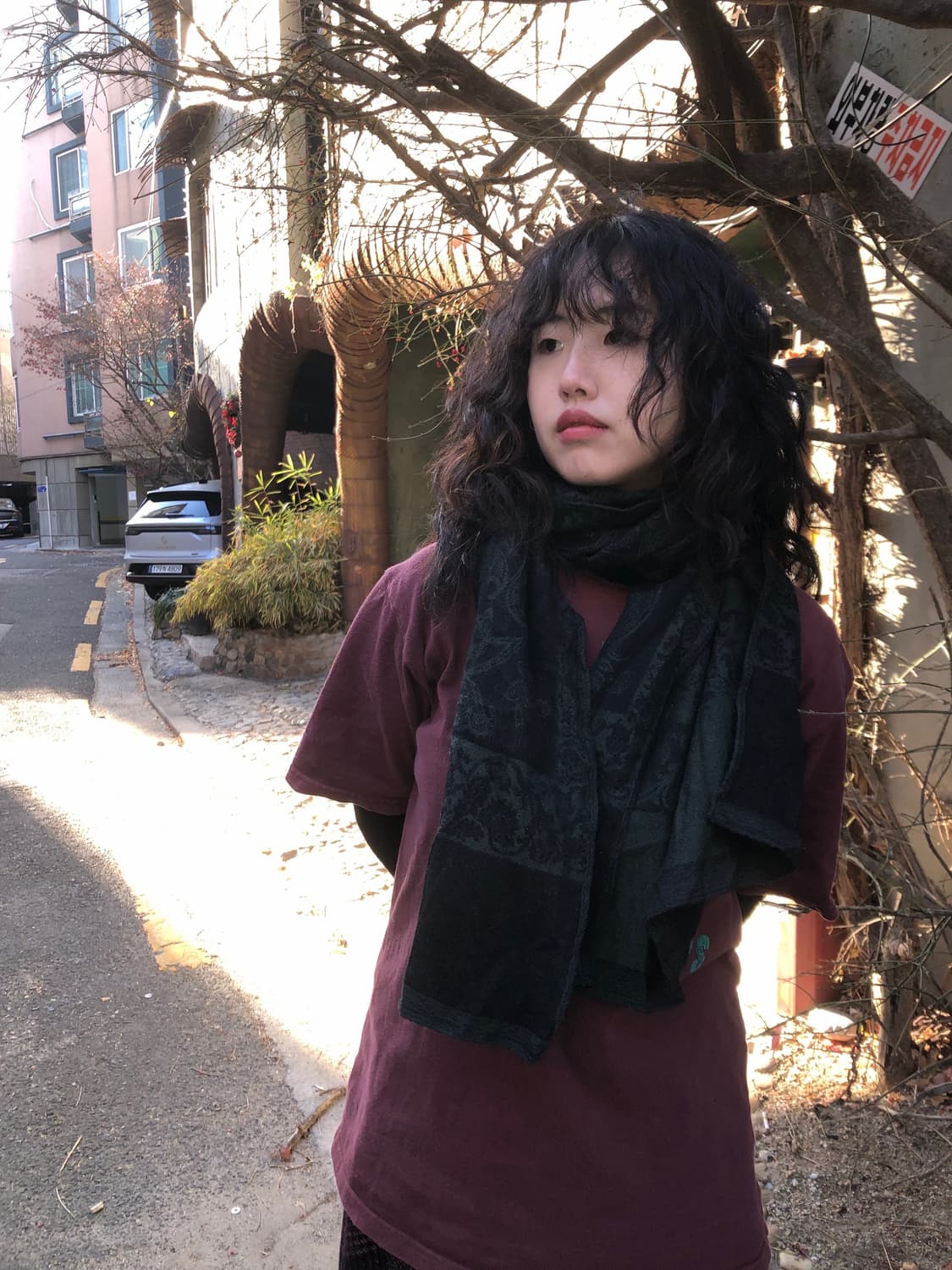 90s Balenciaga muffler 상품이미지4