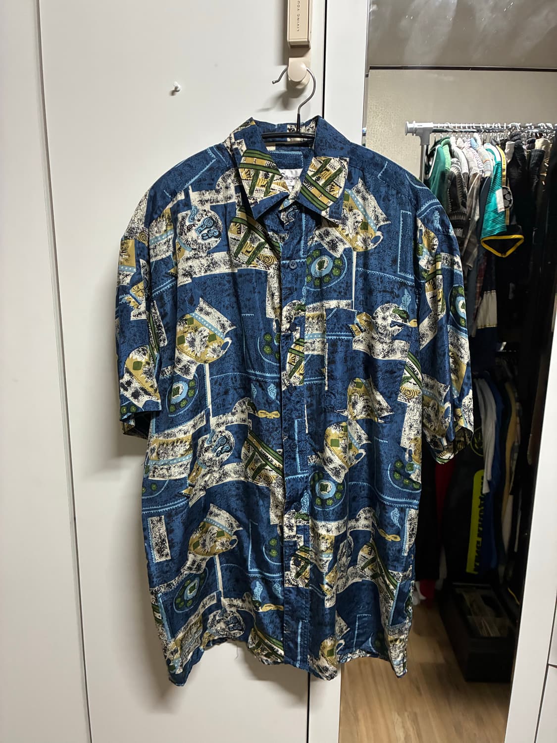 👕 [새상품] 하와이실키웨이 하와이안 실크 셔츠 M95~L100 상품이미지1