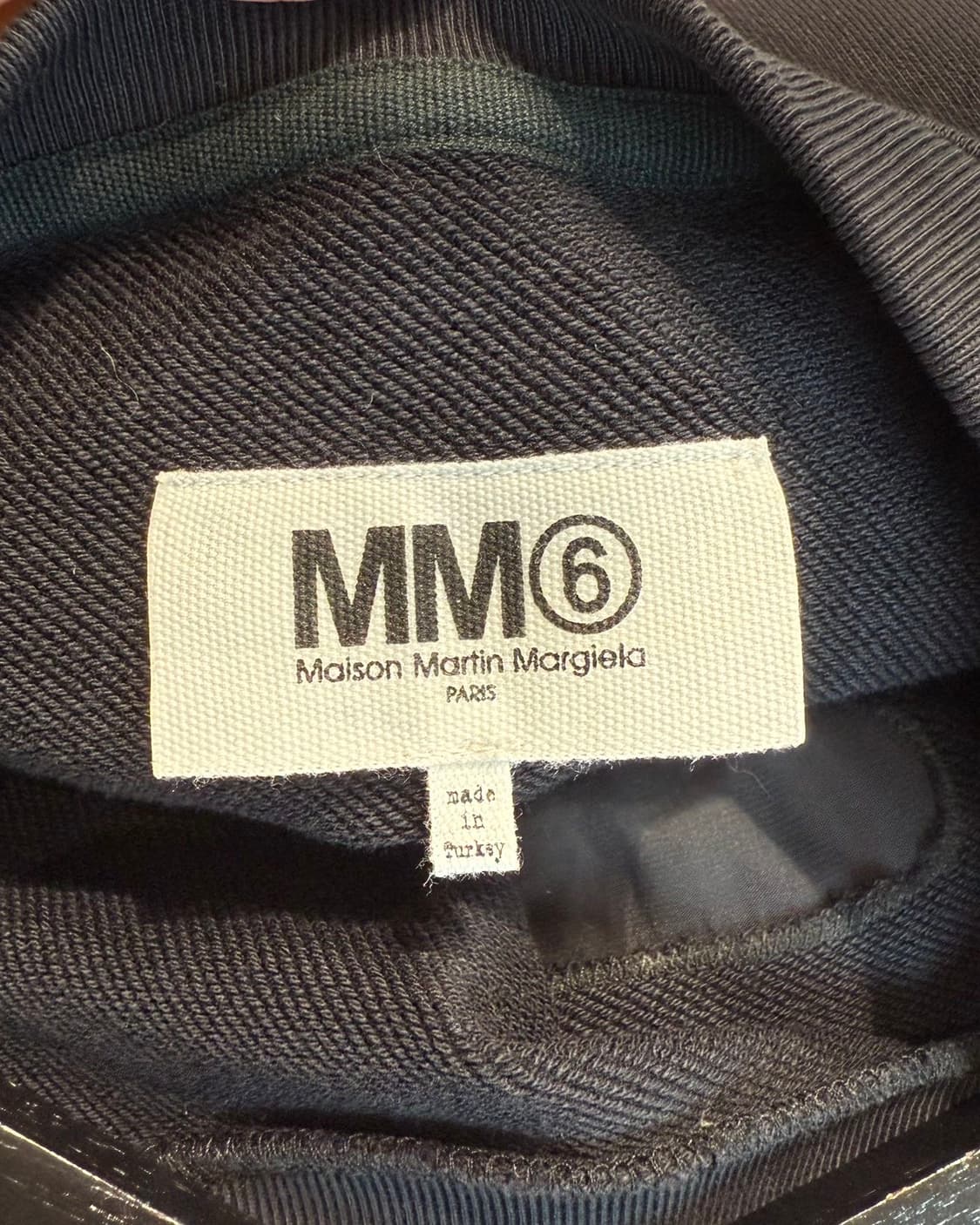 mm6 블랙 뉴메릭 코튼 스웨트셔츠  상품이미지8