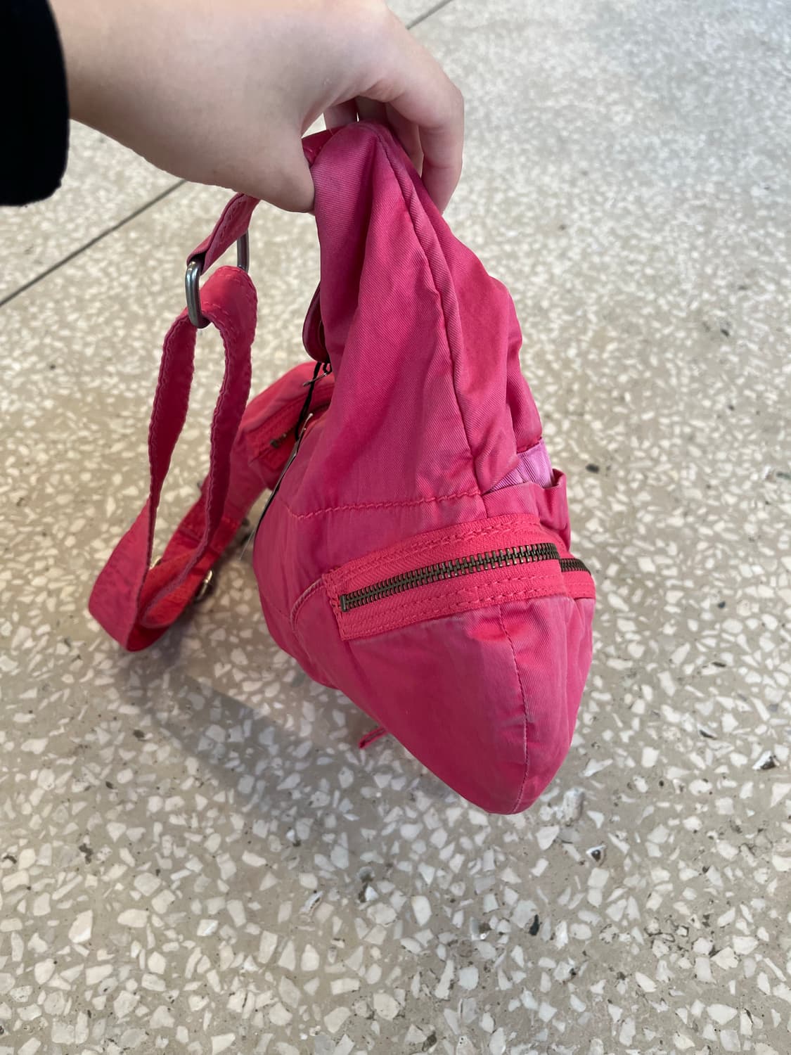 Diesel Nylon Body Bag (Hot Pink) 상품이미지3