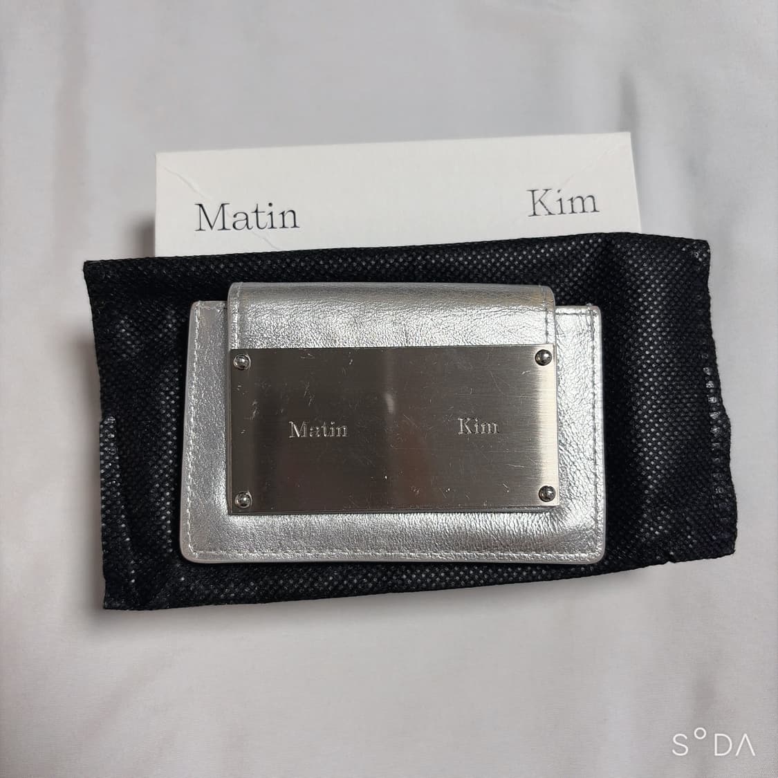 마뗑킴 실버 카드지갑 상품이미지1