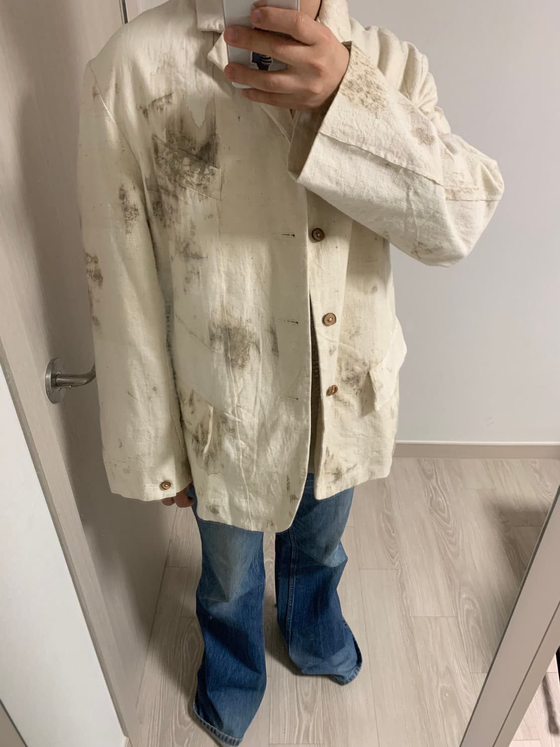 펭타이-Peng Tai 약초 염색 블레이저( 44 size) 상품이미지7