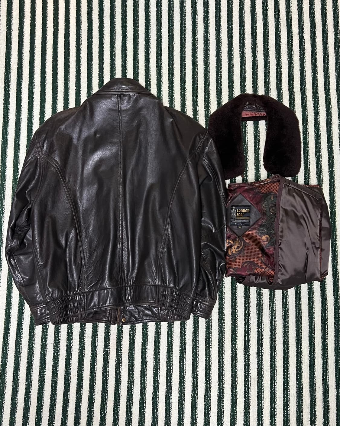 London Fog cowhide jacket 상품이미지3