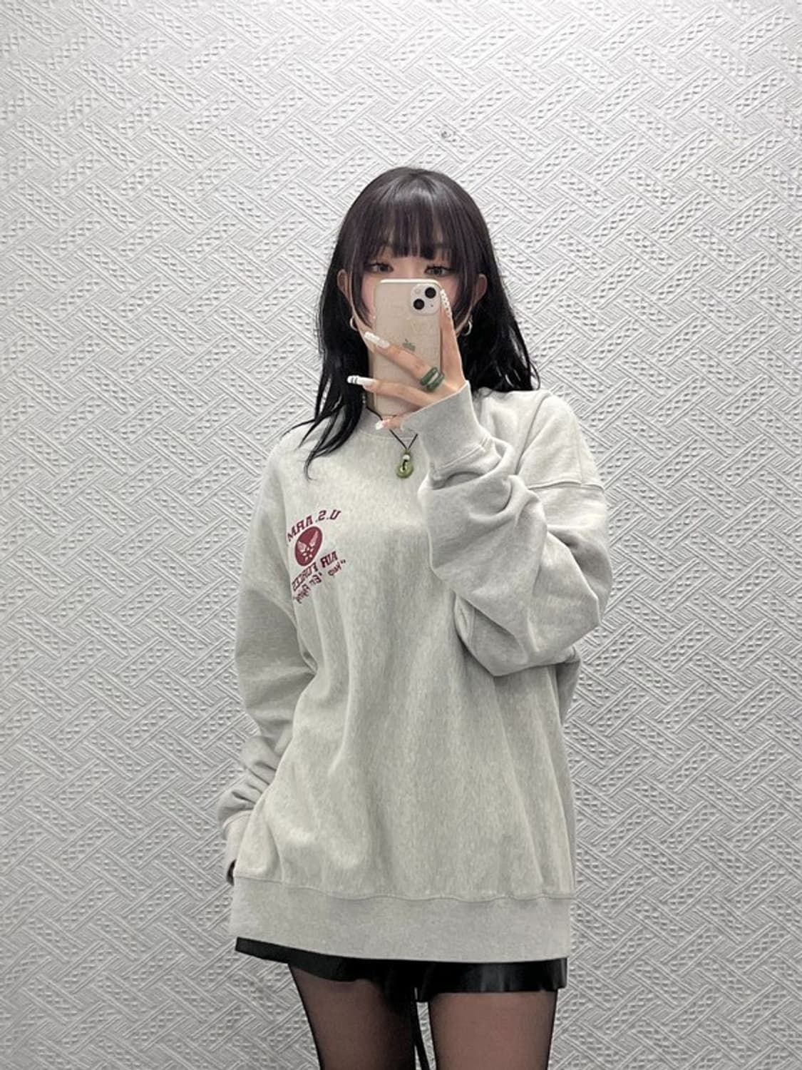 아웃스탠딩 스트릿 펑크 플라잉 타이거 맨투맨 L C10988 상품이미지2