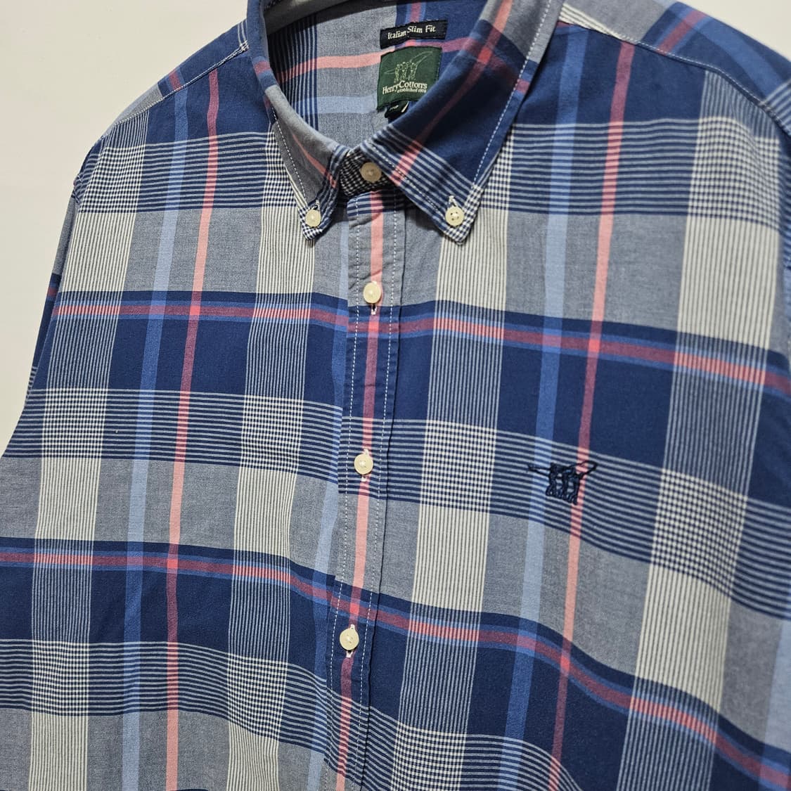 헨리코튼 빈티지 체크셔츠 110 상품이미지2