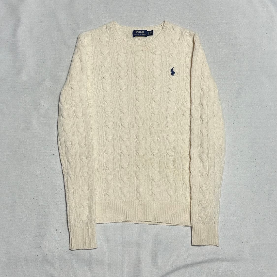 S 폴로랄프로렌 여성용 메리노울 캐시미어 혼방 케이블 니트  상품이미지2