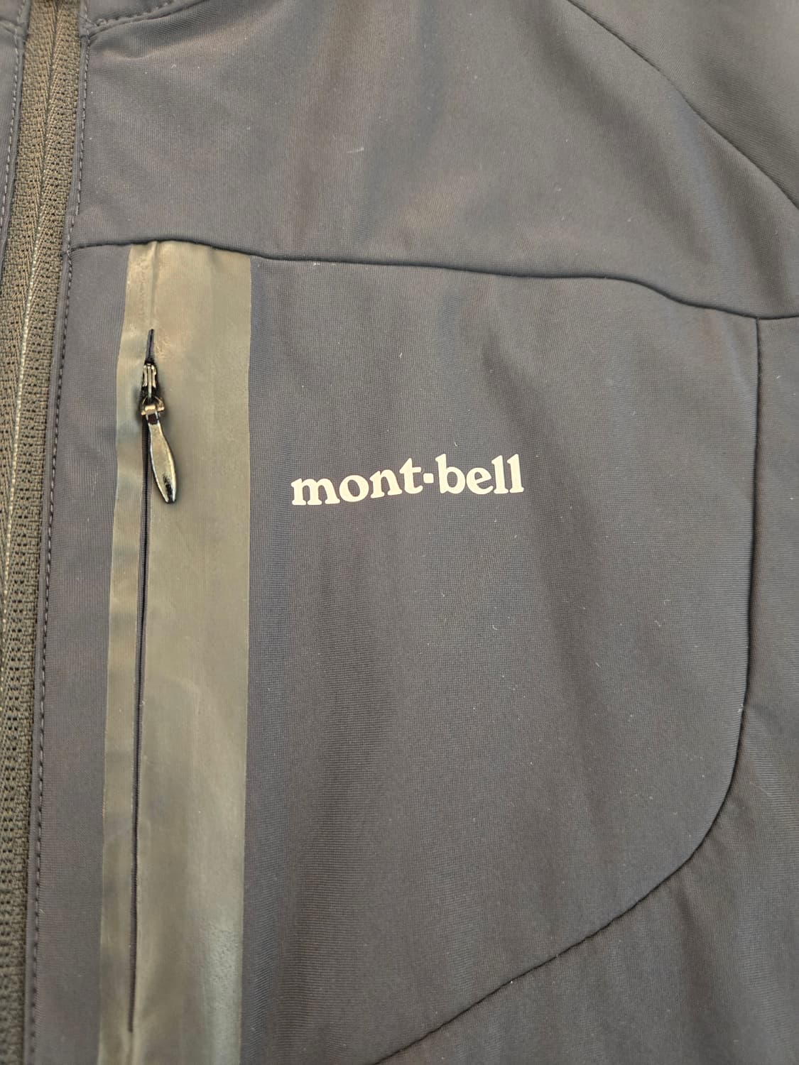 몽벨 검정색 소프트쉘 자켓 여성 L 상품이미지5