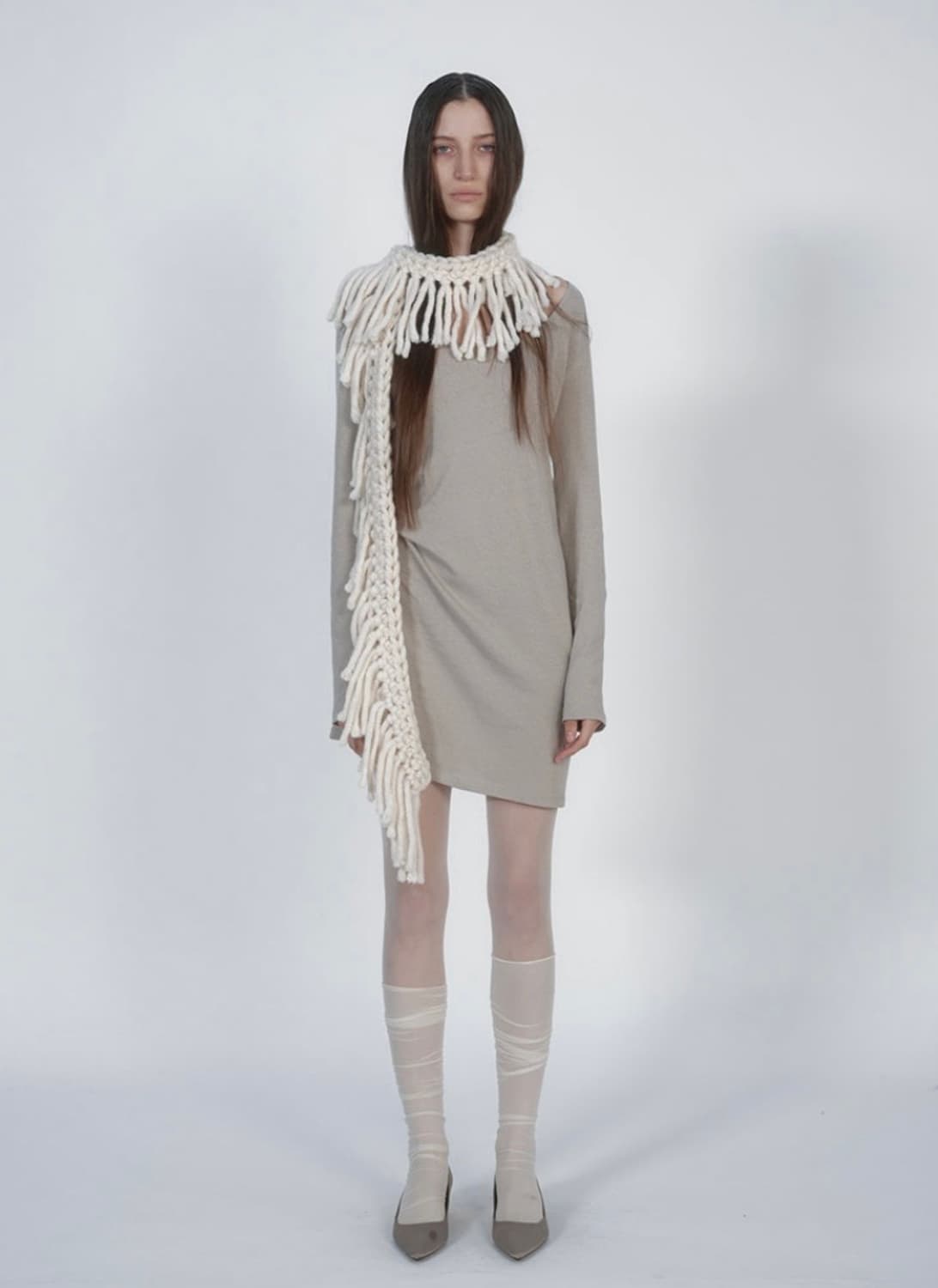 낫띵에브리띵 HANDMADE FRINGE SCARF 상품이미지1