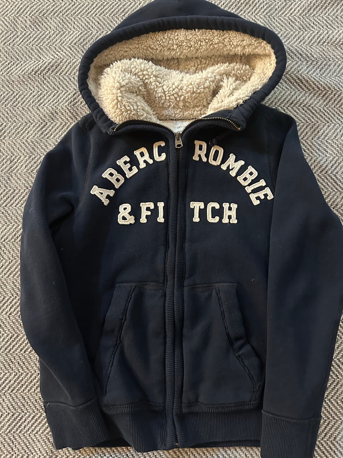 아베크롬비 양털 후드집업 m 상품이미지1