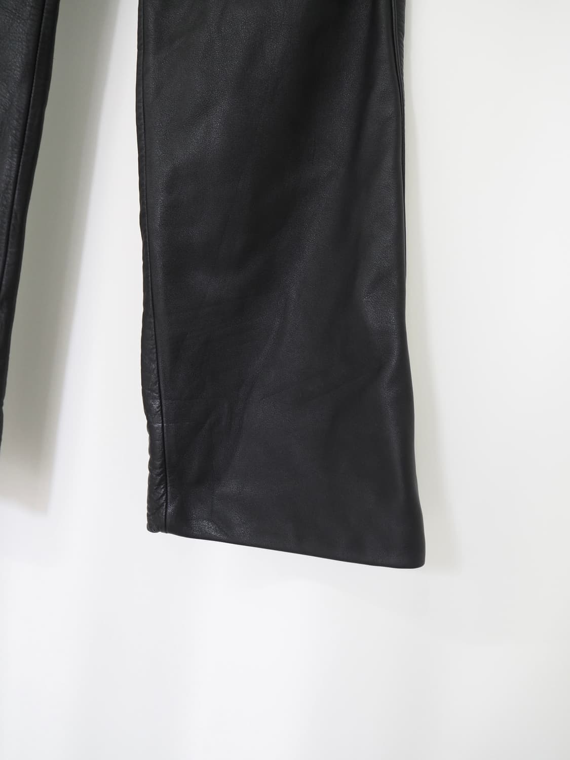 vintage leather boots cut pants 상품이미지3