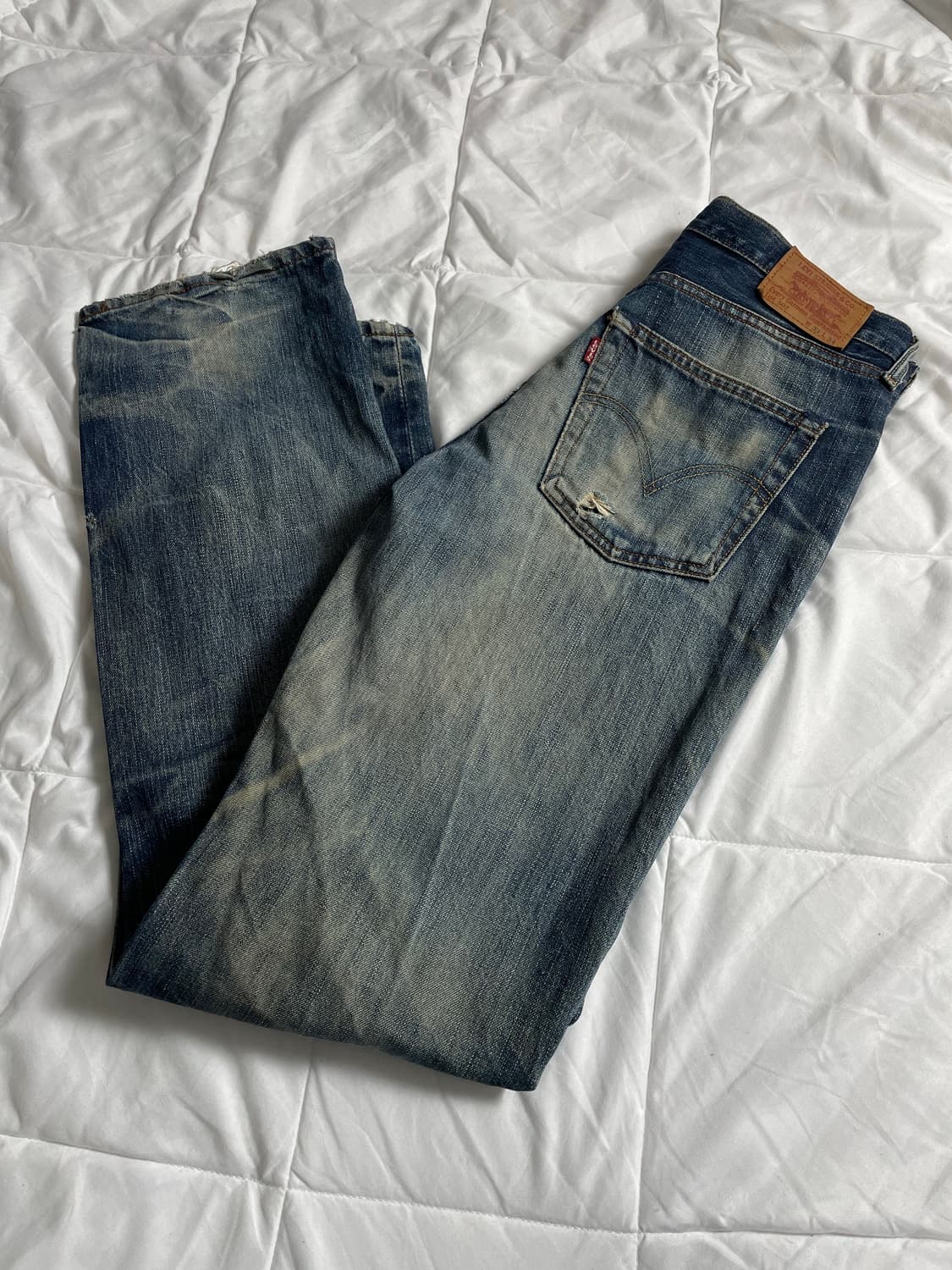 Levis 리바이스 502 워싱 데님 W33 L34 상품이미지1