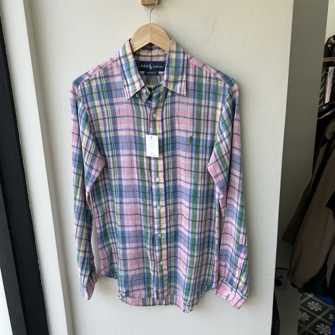 16717 - 폴로 랄프로렌 체크 린넨 셔츠 상품이미지2