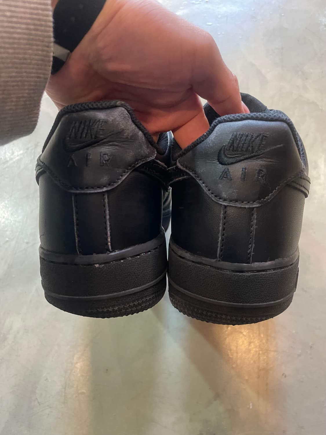 나이키 에어포스1 블랙 260 상품이미지6