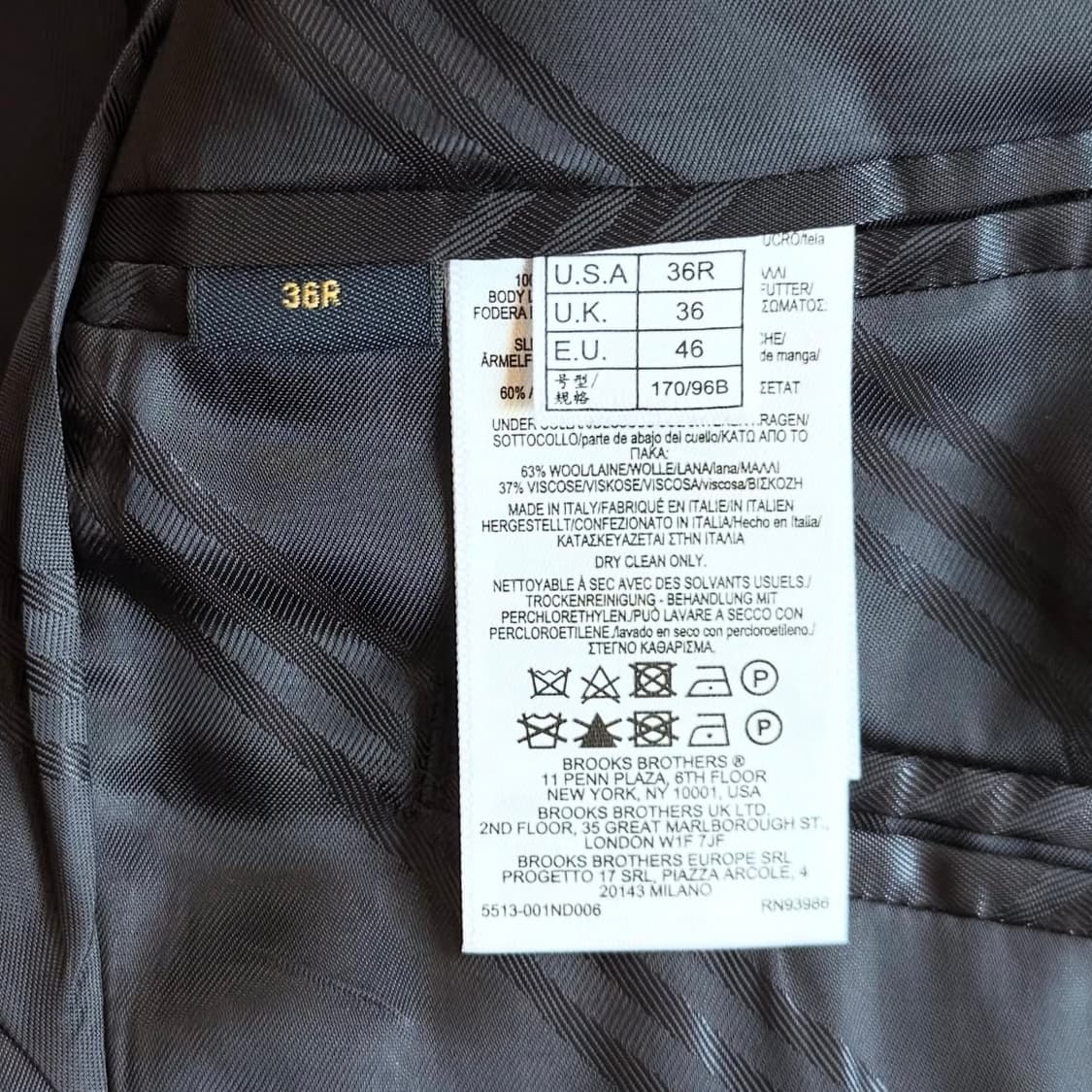 Brooks Brothers 네이비 블레이저 상품이미지8