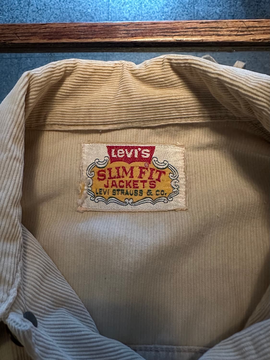 60s USA 빈티지 리바이스 빅e 코듀로이 자켓 557xx 상품이미지7