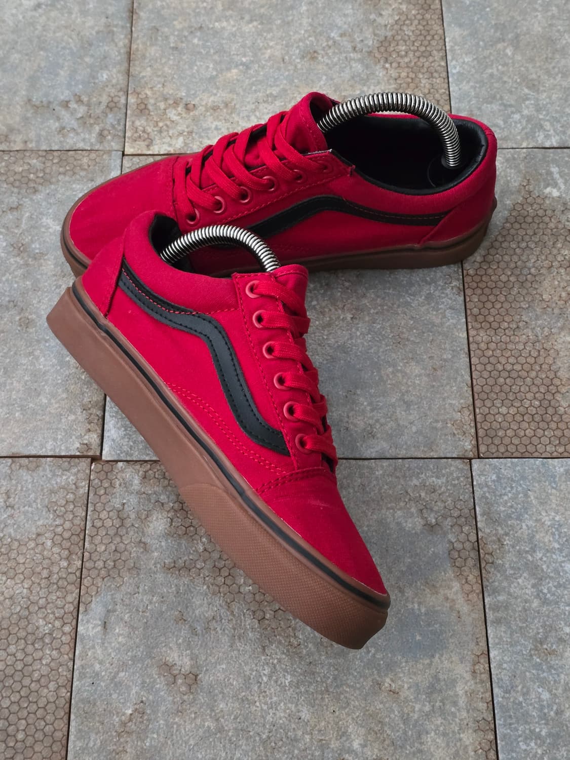 (225)반스 올드스쿨 레이싱 레드 상품이미지4