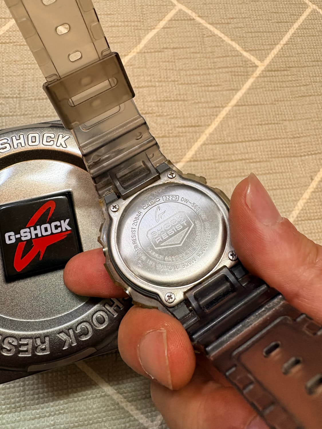 지샥 카시오 5600 투명 상품이미지2