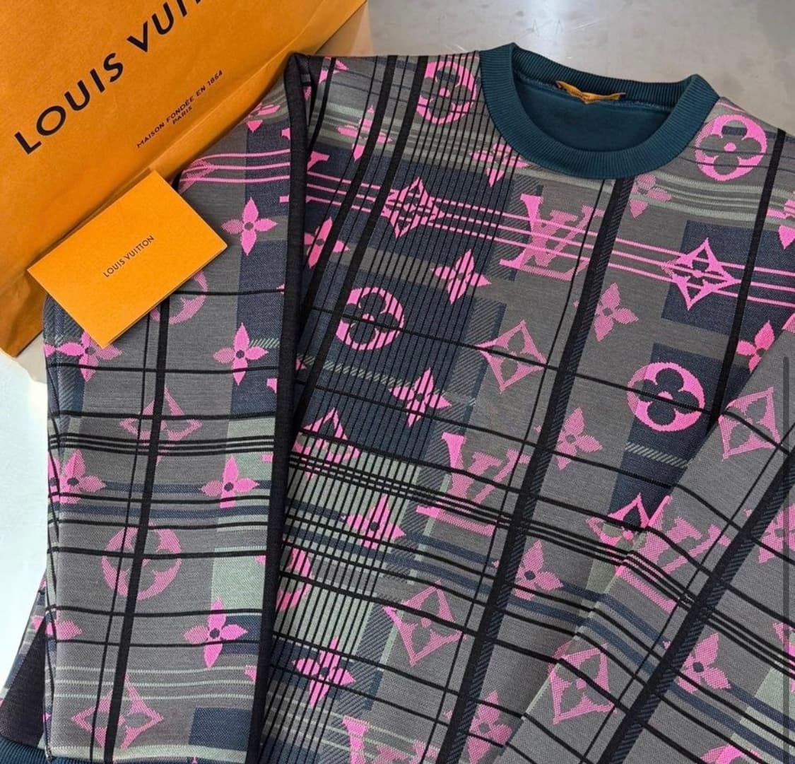 [리오브] 루이비통 모노그램 자카드 스웨터 맨투맨 상품이미지3