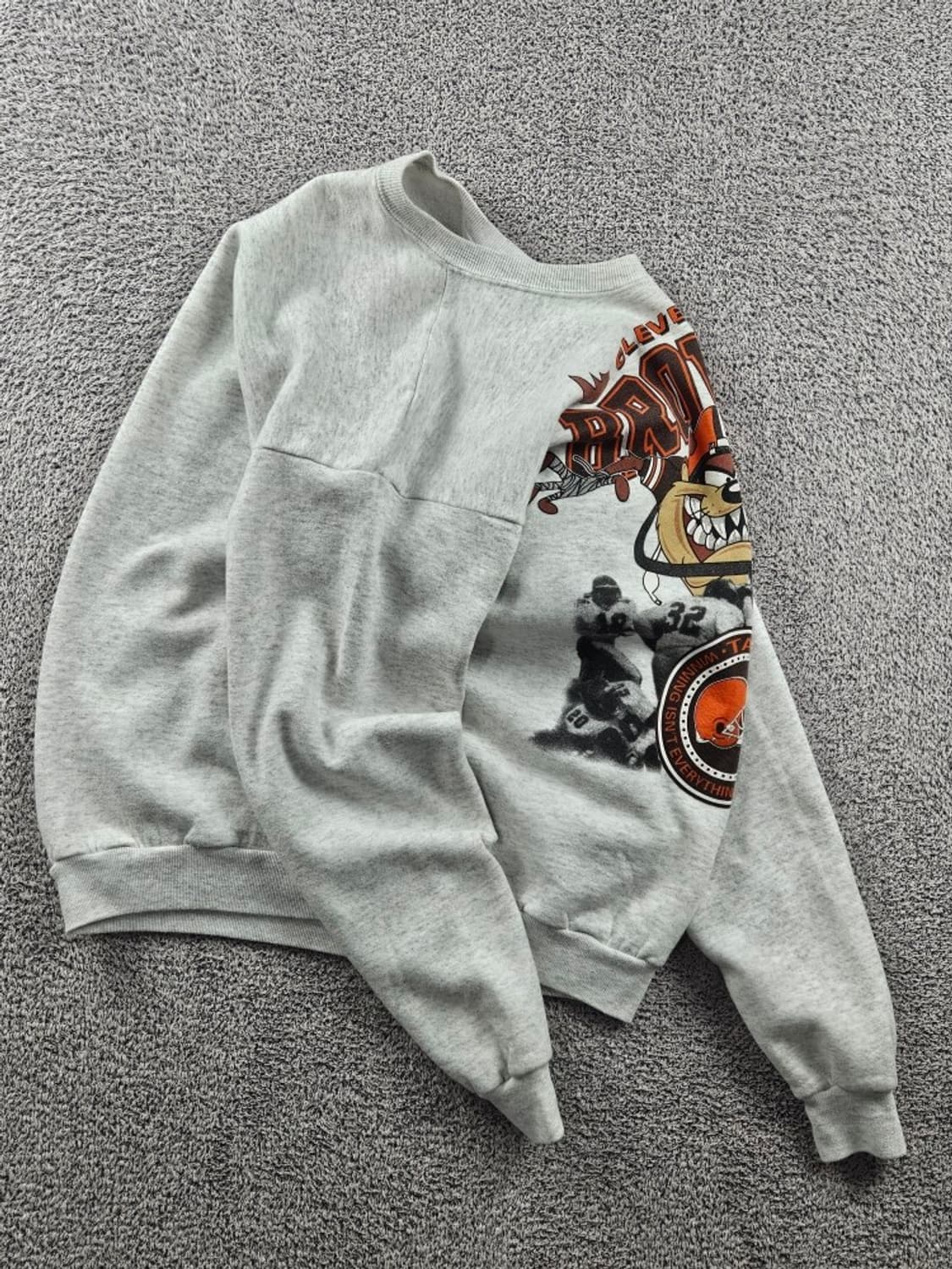 90's USA 클리블랜드 브라운즈 태즈 맨투맨 ( XL ) / 9338 상품이미지4