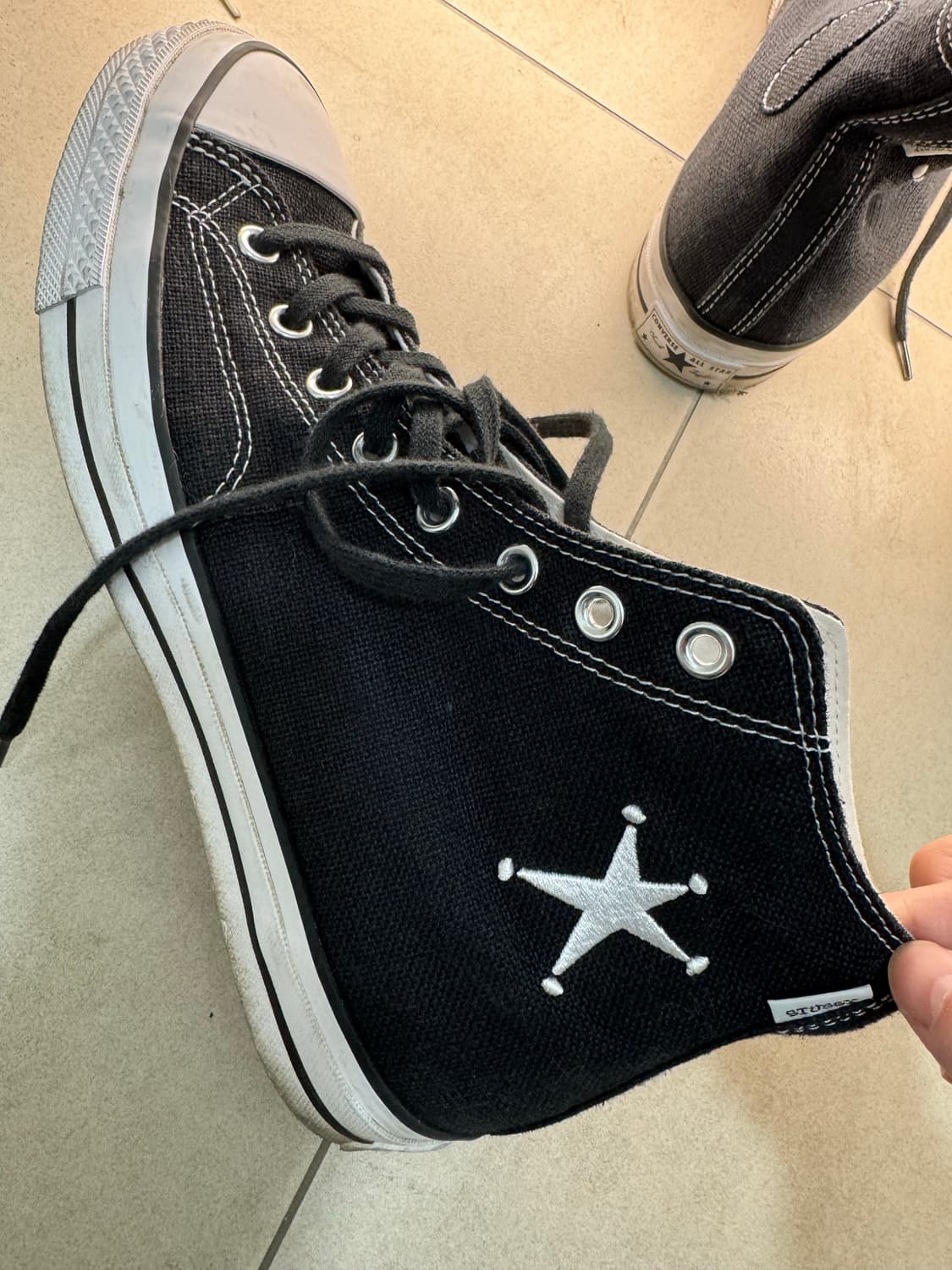 스투시 컨버스 척 70 하이 블랙 상품이미지1