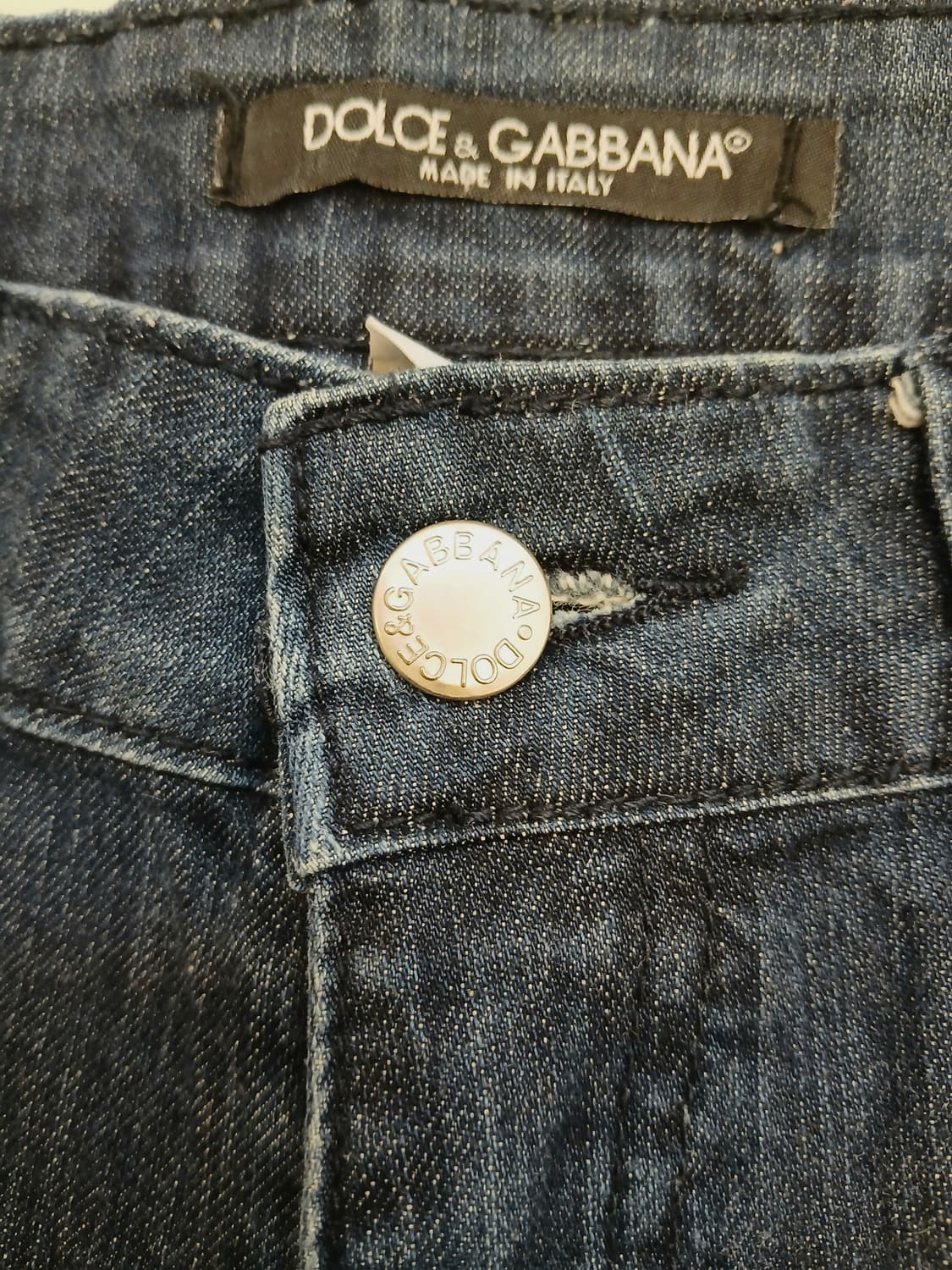 돌체앤가바나(D&G) 로고 플레이트 데님 팬츠  상품이미지6