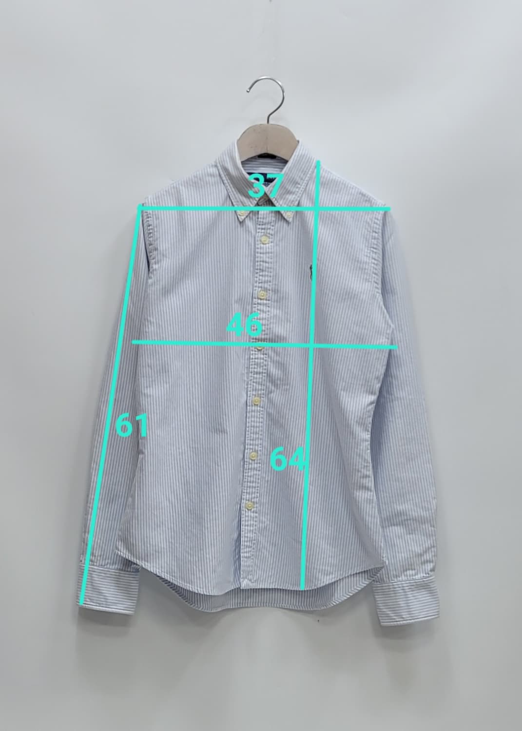 POLO 랄프로렌 옥스포드 스트라이프 셔츠 / 여 슬림핏 4사이즈
 상품이미지10