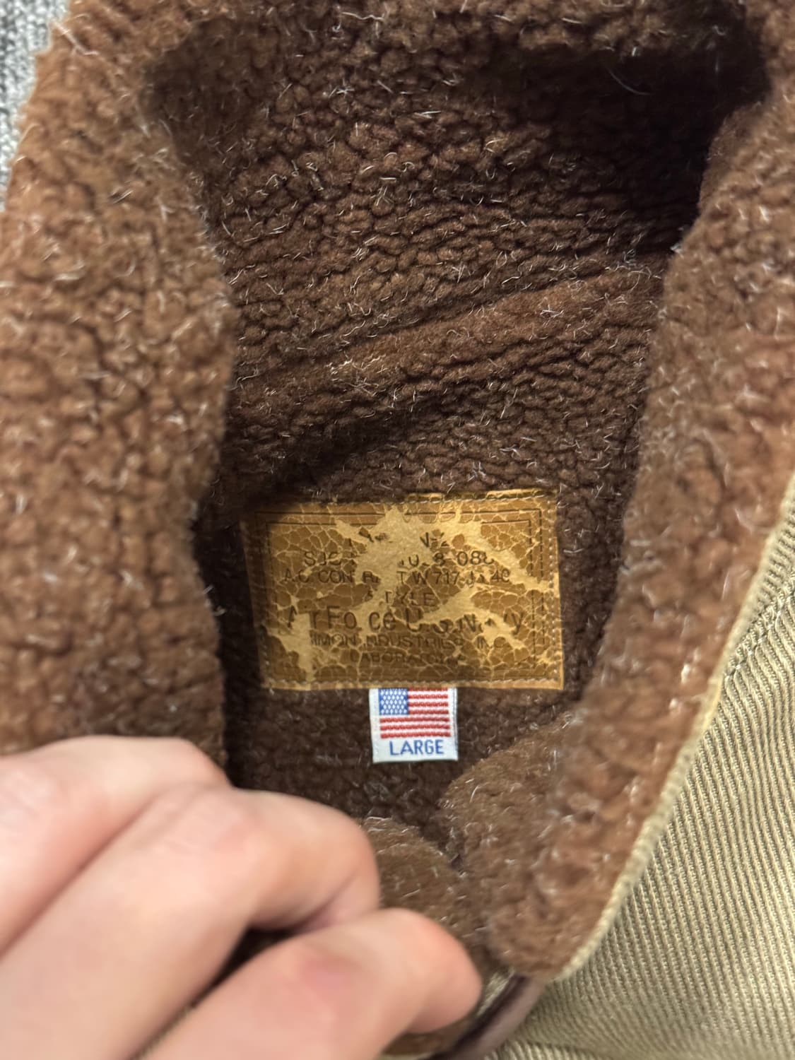 US NAVY 덱자켓 아메리칸 캐주얼 미군 복각 L 상품이미지5