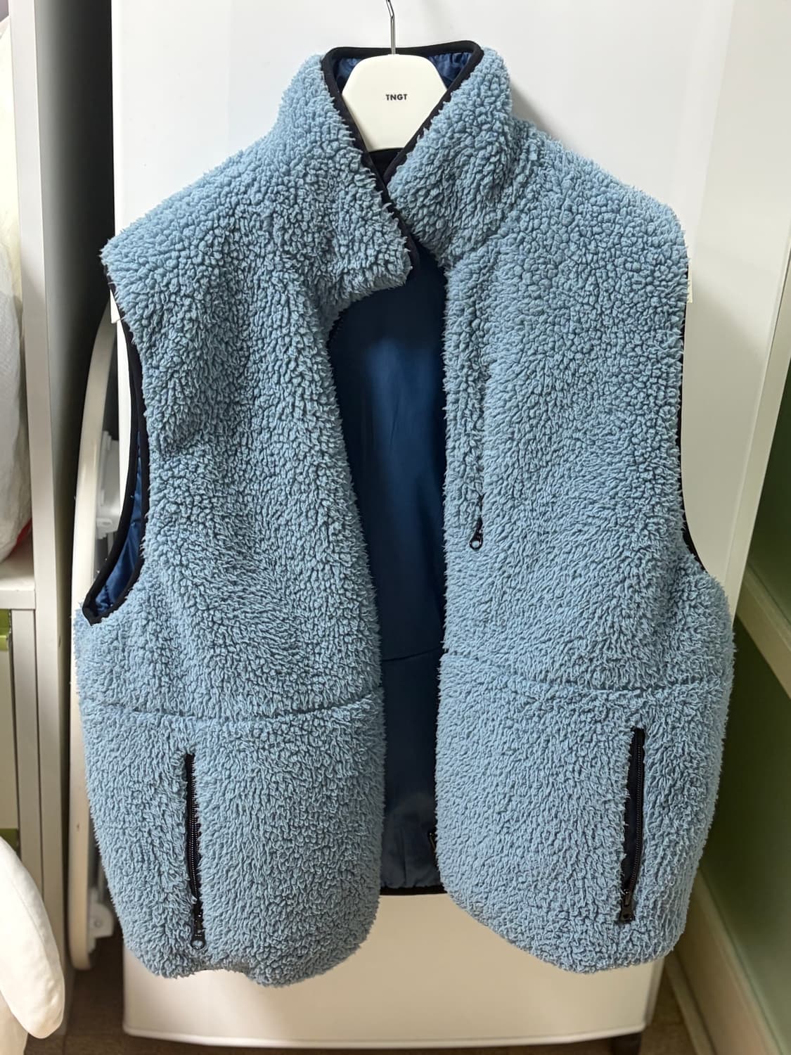 브라운야드 리버시블 셰르파 베스트 상품이미지1