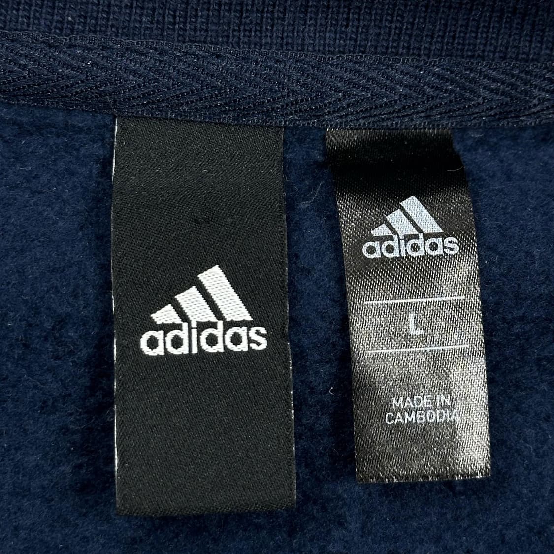 아디다스 오리지널 삼선 네이비 맨투맨 (L) 상품이미지4