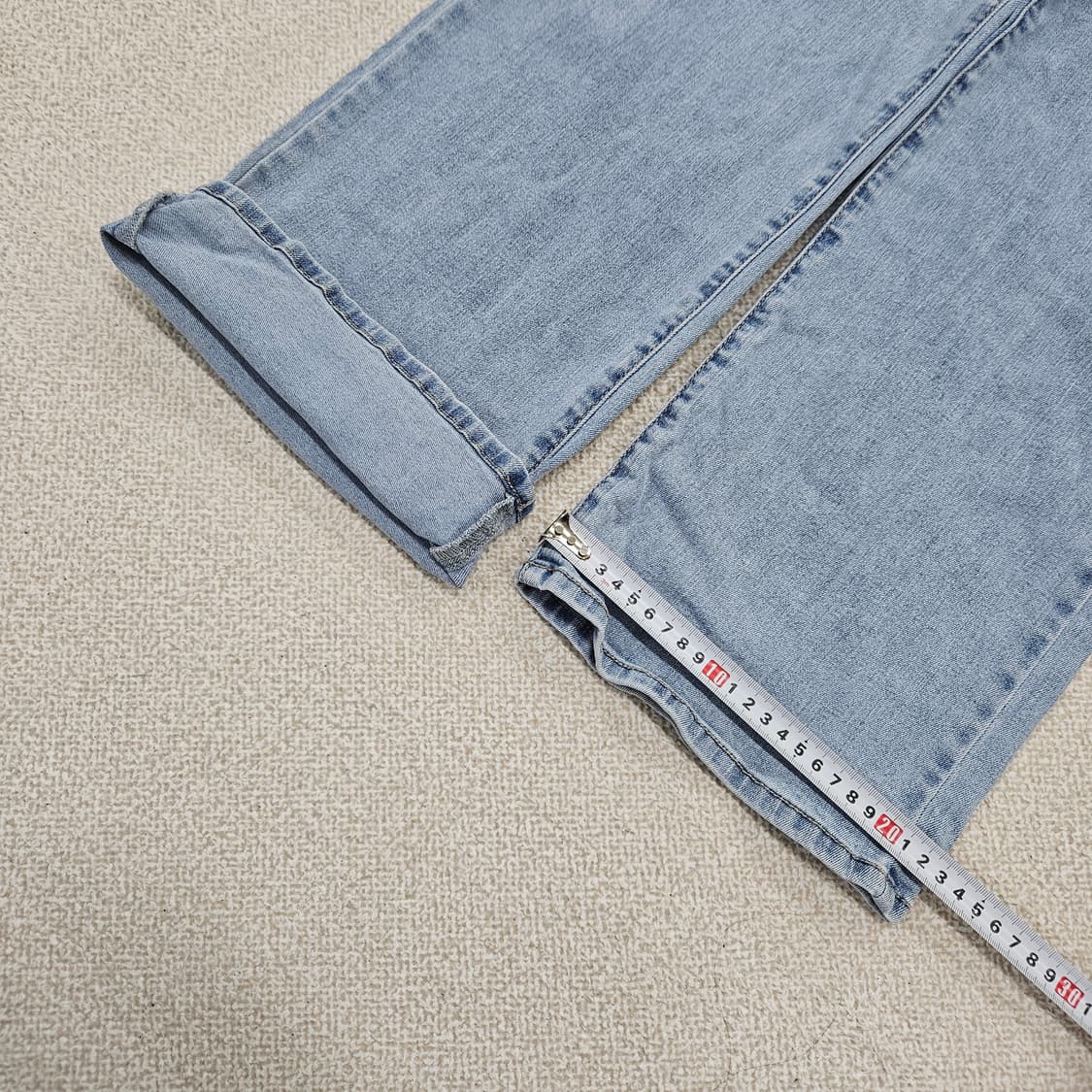 [28] 게스 하이웨스트 청 데님 팬츠 바지 1204JM1 상품이미지10