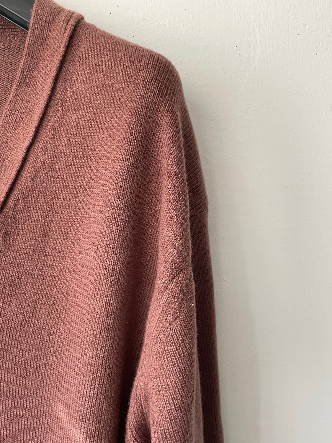 LEIMAN 프리미엄 메리노울100 가디건 브라운 새상품  상품이미지3