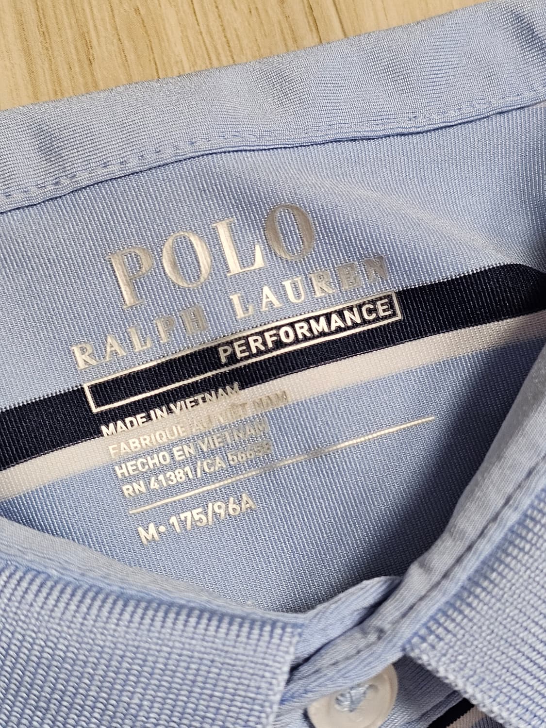 폴로 랄프로렌 스트라이프 기능성 반팔 카라티 M 상품이미지4