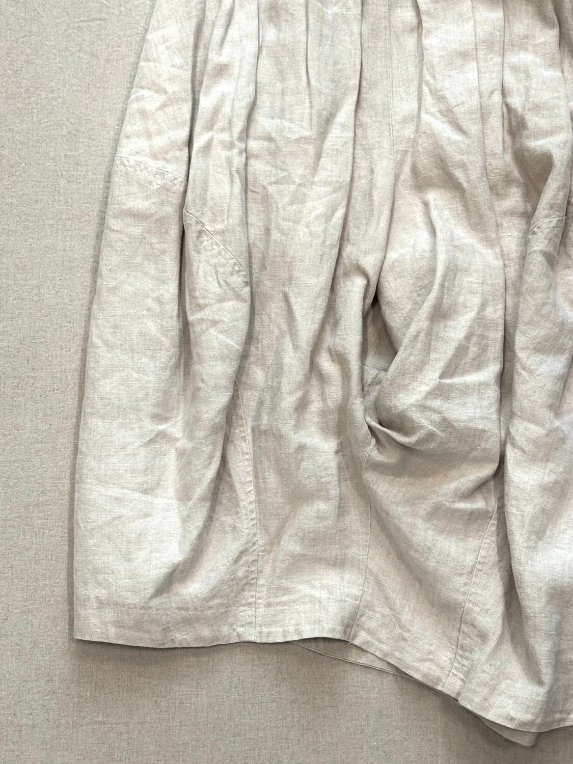 꼼데가르송 꼼꼼 14ss 린넨 와이드 도넛 팬츠 스커트 상품이미지2