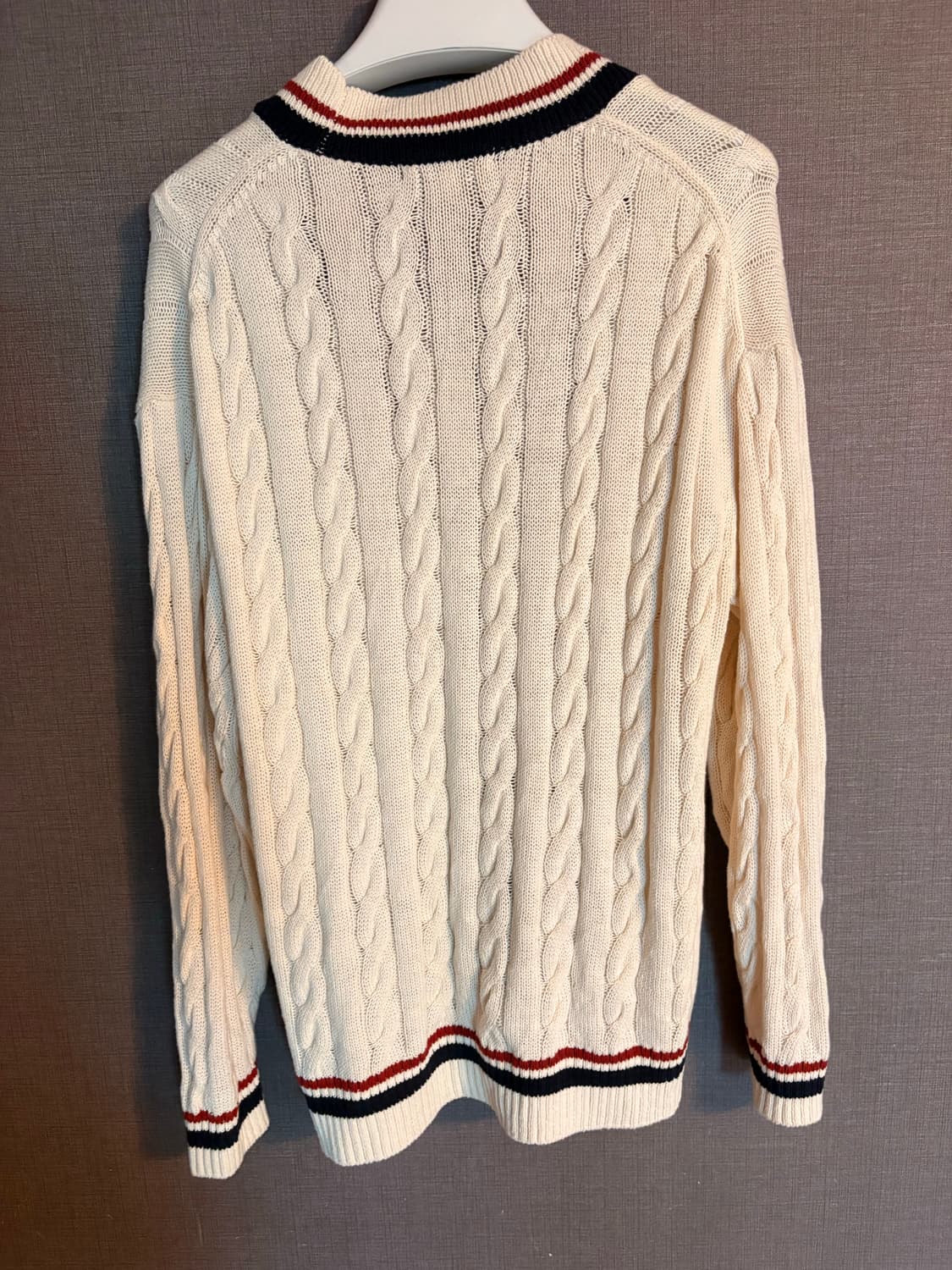 JW Anderson x UNIQLO 아이보리 꽈배기 가디건 상품이미지6