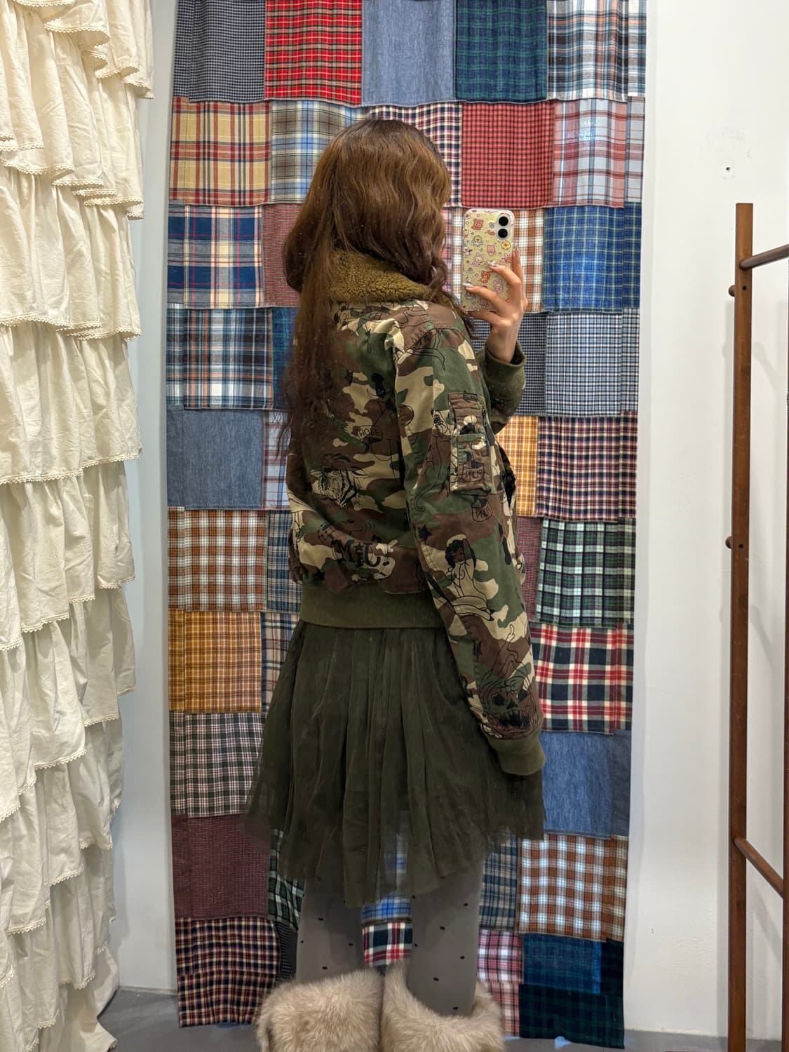 히스테릭글래머 카모패턴 항공자켓 상품이미지6