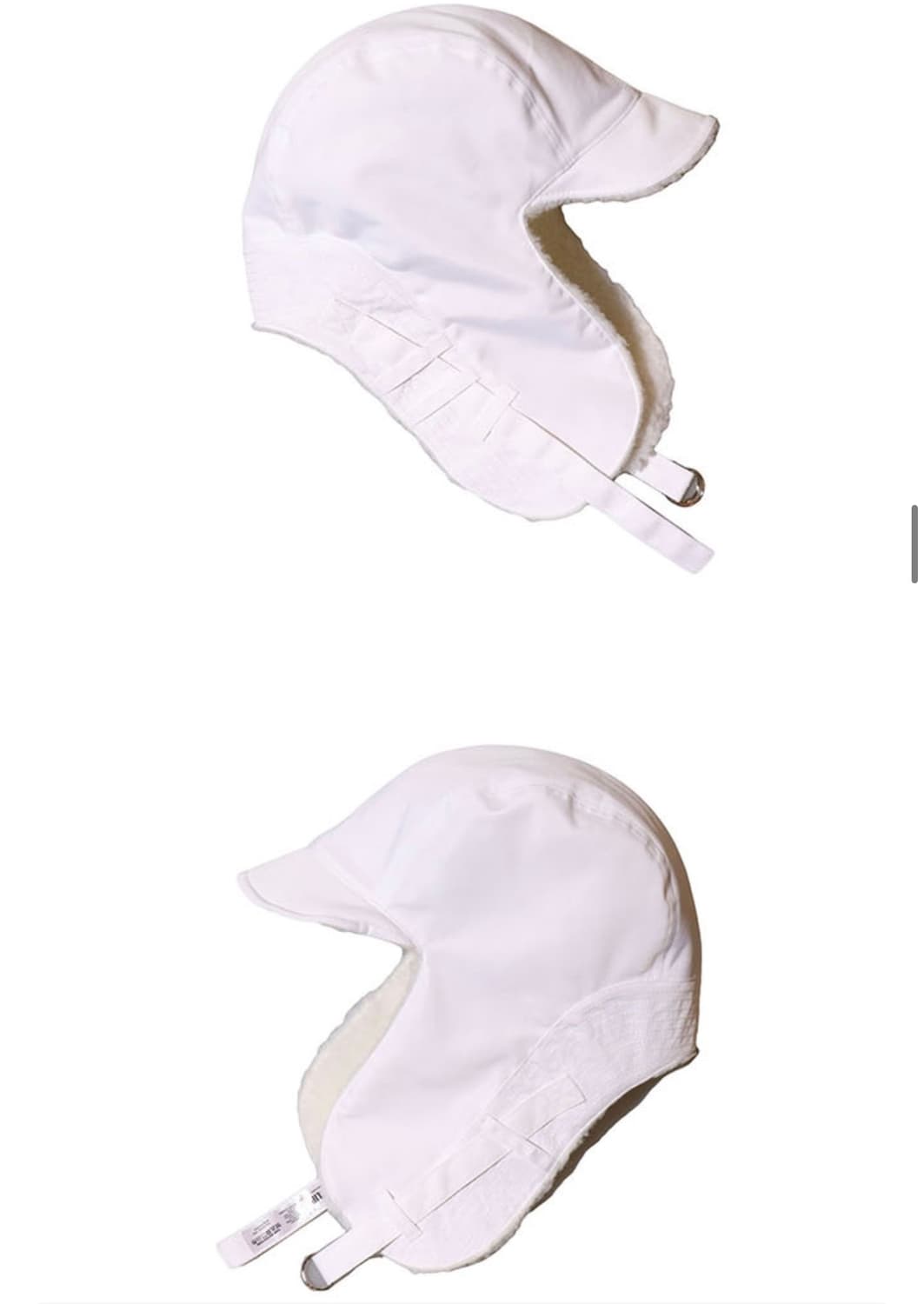 슬리피슬립 리버시블 트루퍼 햇 화이트 판매 상품이미지2