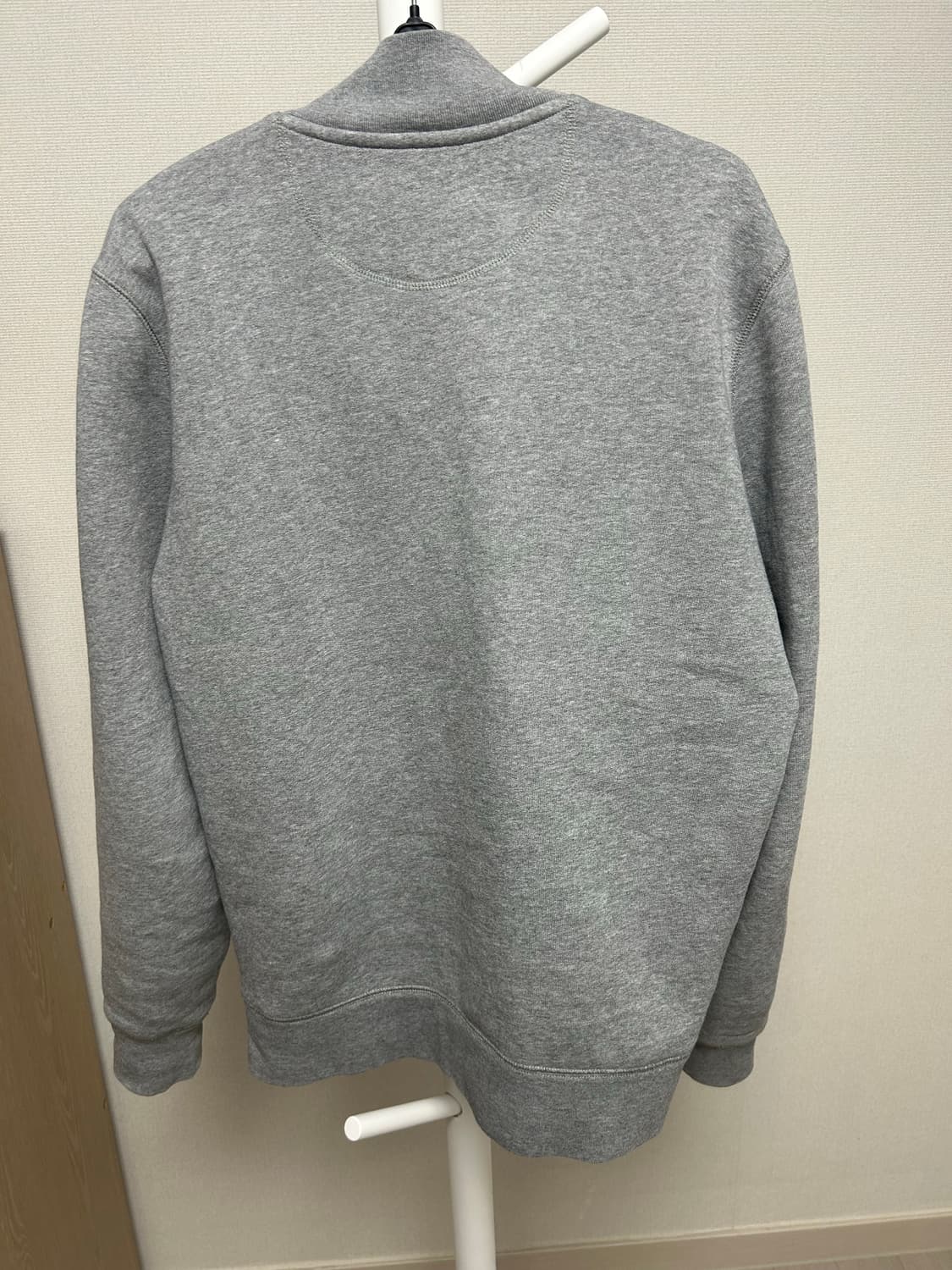 버버리 체크 안감 코튼 집업 스웨트셔츠 상품이미지3