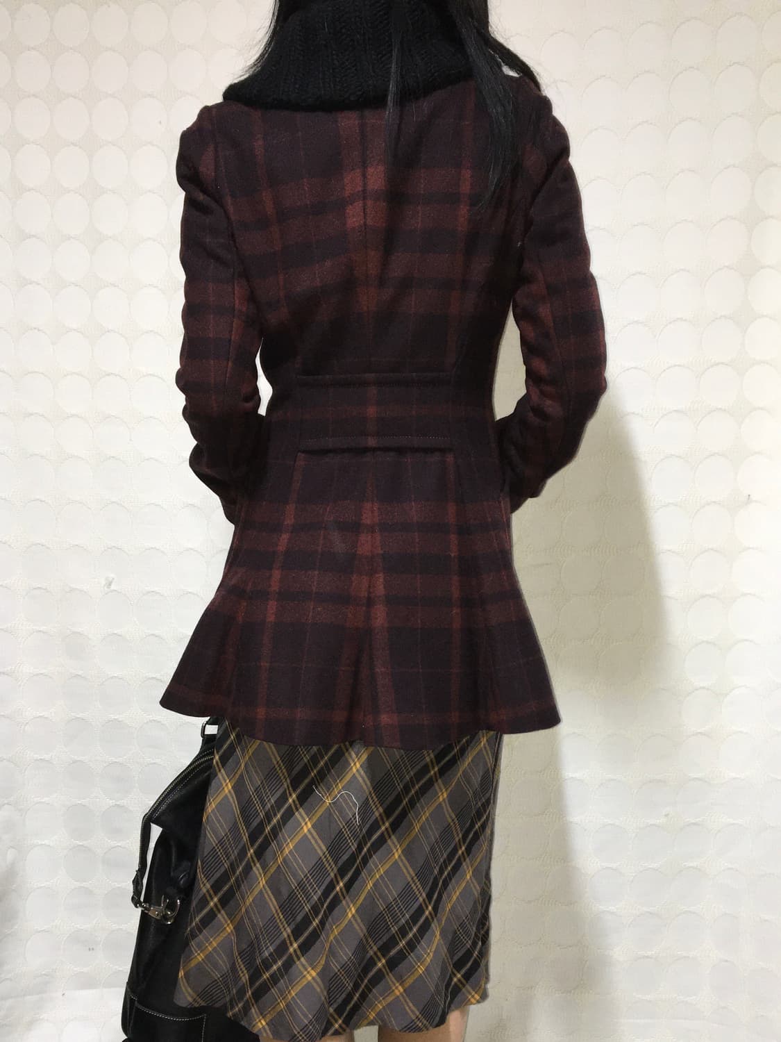 vivienne westwood체크 더블버튼 코트 상품이미지4