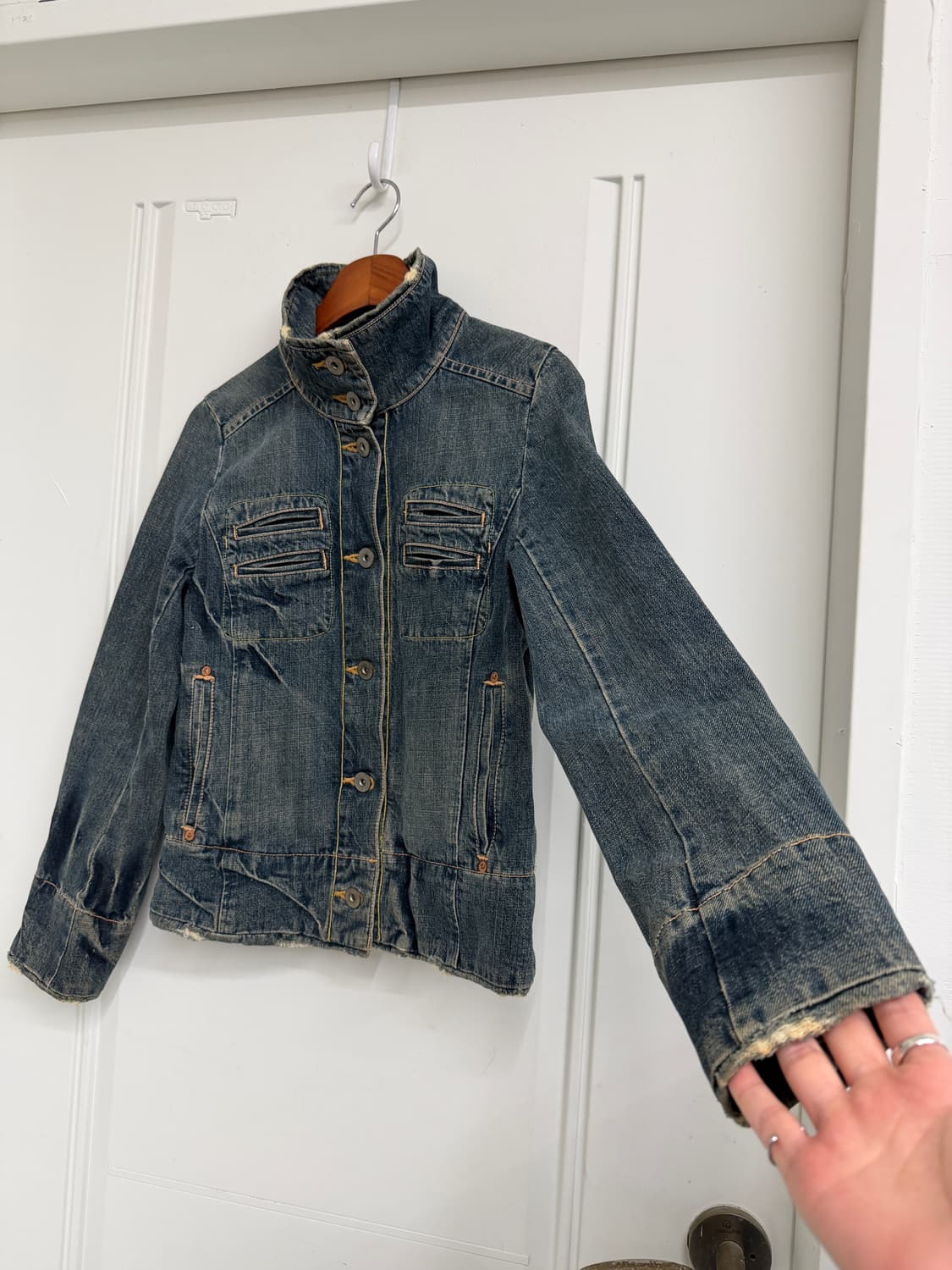 일본빈티지 블루블루 빈티지 데님자켓 상품이미지6