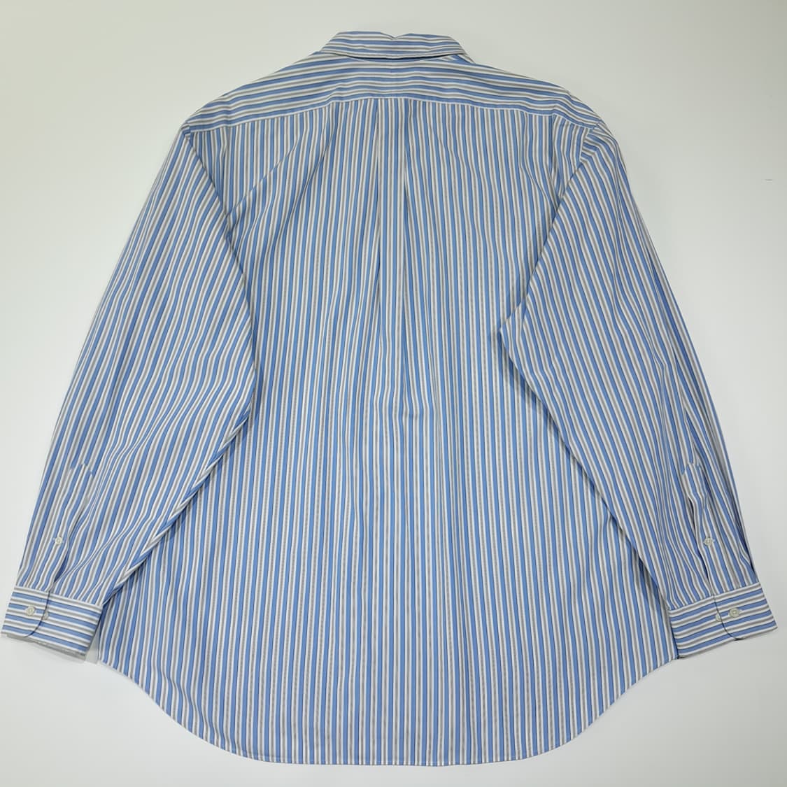CL618 2XL 폴로 코튼 스트라이프 버튼다운 블루 셔츠 남방 상품이미지6