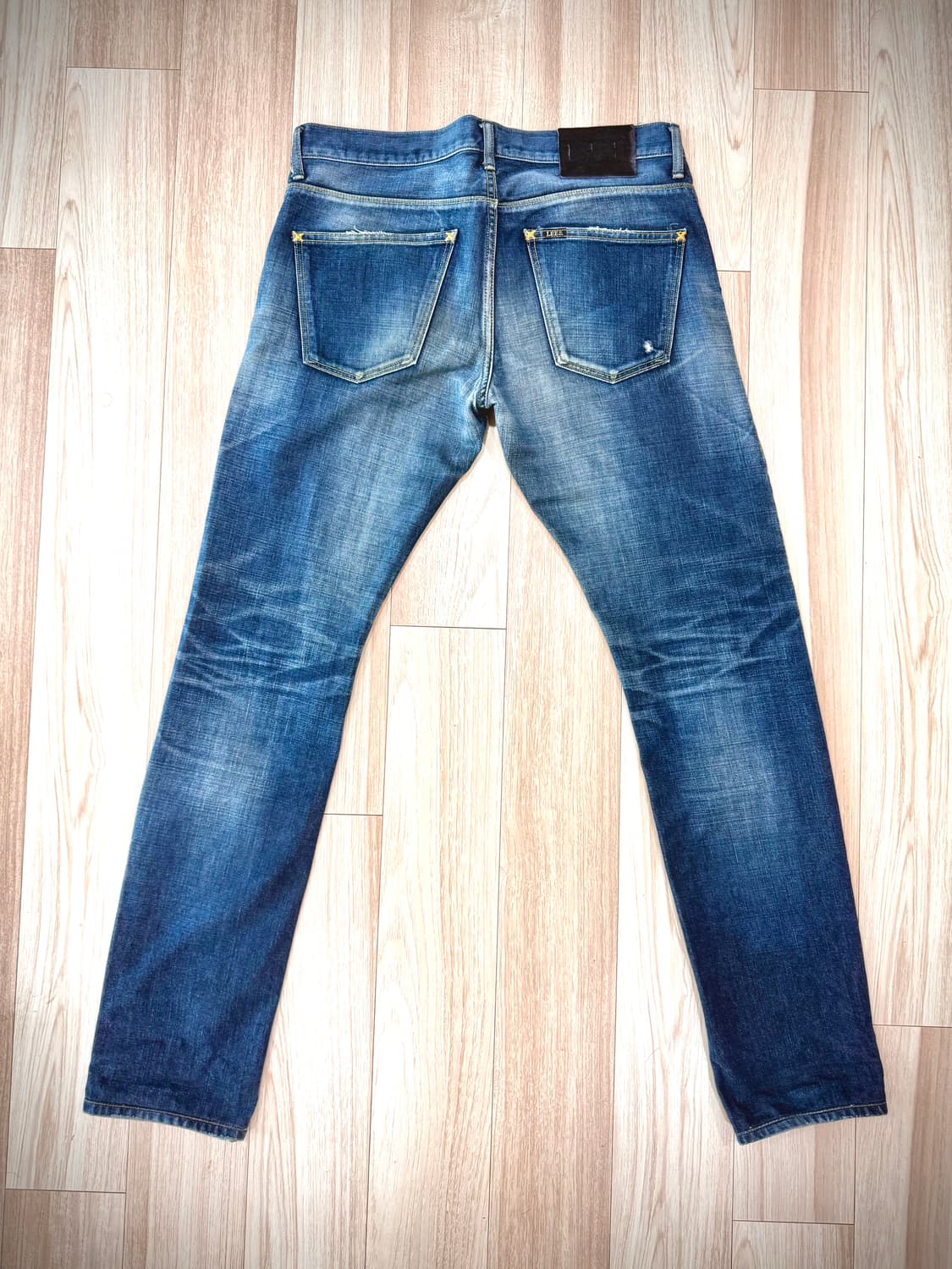 JPN LEE 4013 슬림 테이퍼 데님 / 일본판 / 빈티지 워싱 Ko 상품이미지3